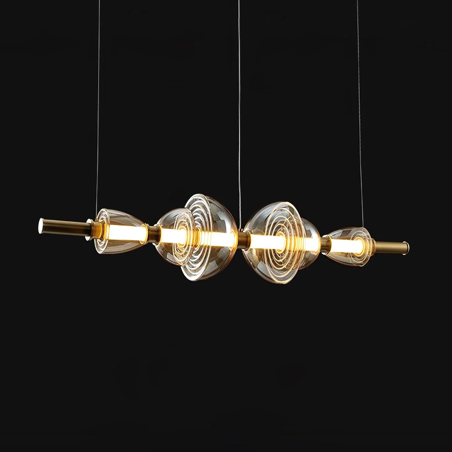 Aurora Luminosity Pendant Lamp - Modern Nordic Style LED Hanging Light for Bedroom, Living Room, Dining Room & Kitchen Decor