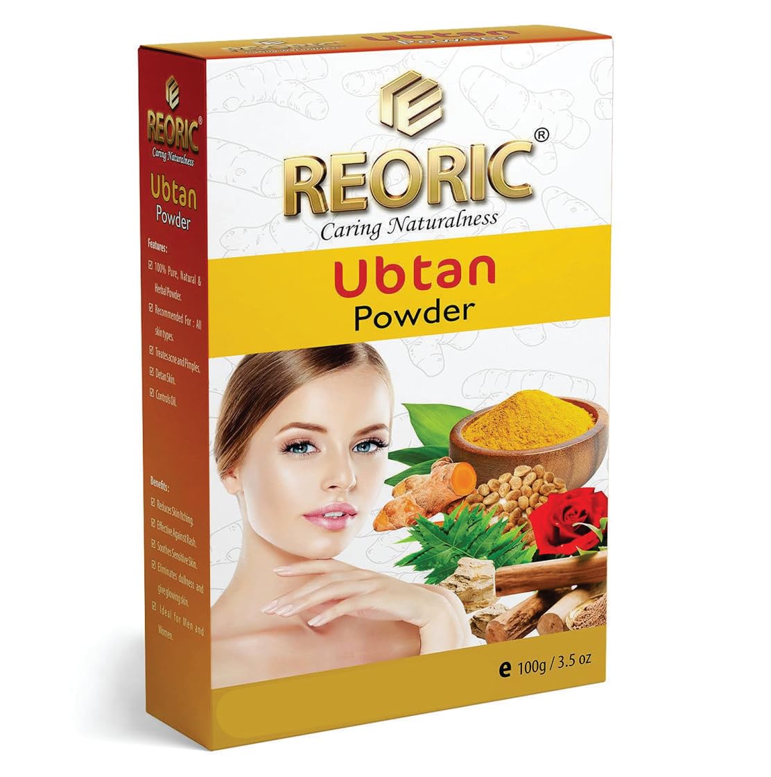 Reoric Sunnipindi Bath Powder & Ubtan Powder for Skin Whitening - Natural Body Scrub & Exfoliator - Unisex (200g, Pack of 2) | Ayurvedic Skin Care for Glowing Complexion | Perfect for Spa Day & Daily Skincare Routine