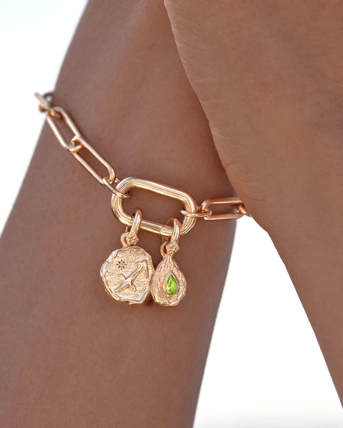 18K Gold Vermeil Love Link Bracelet for Women - Elegant & Dainty Jewelry Gift for Anniversary, Valentine's Day & Special Occasions