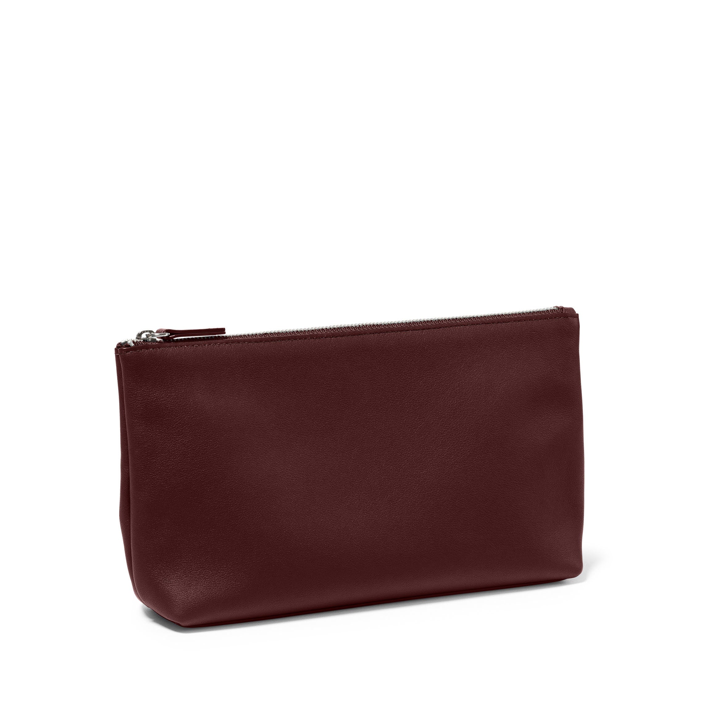 Premium Medium Accessories Pouch in Bordeaux - Perfect for Organizing Jewelry, Makeup & Travel Essentials | Durable & Stylish Storage Solution