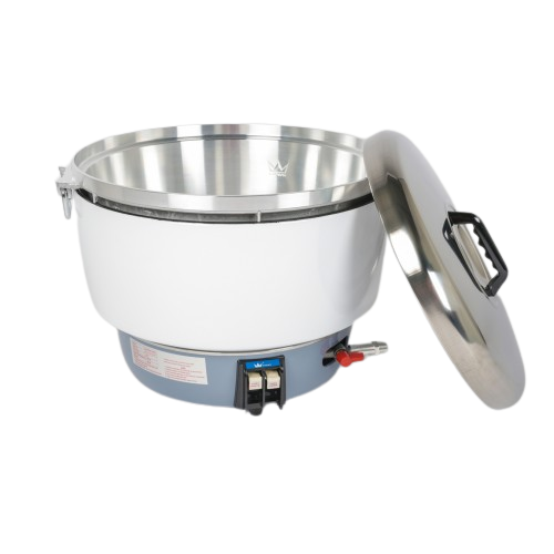 Crown RR 50A 10L Gas Rice Cooker - LPG/PUB Compatible - Perfect for Camping, Outdoor Cooking & Emergency Preparedness