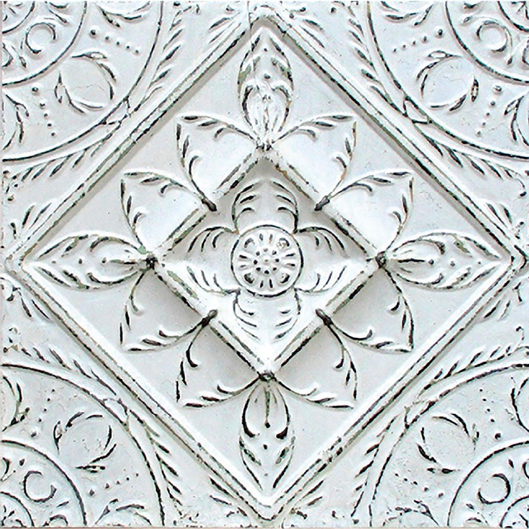 Vintage Ceiling Tile Decals - Peel and Stick Wall Stickers for Home Decor, DIY Wall Art, and Room Makeover - Perfect for Living Room, Bedroom, and Office Decoration