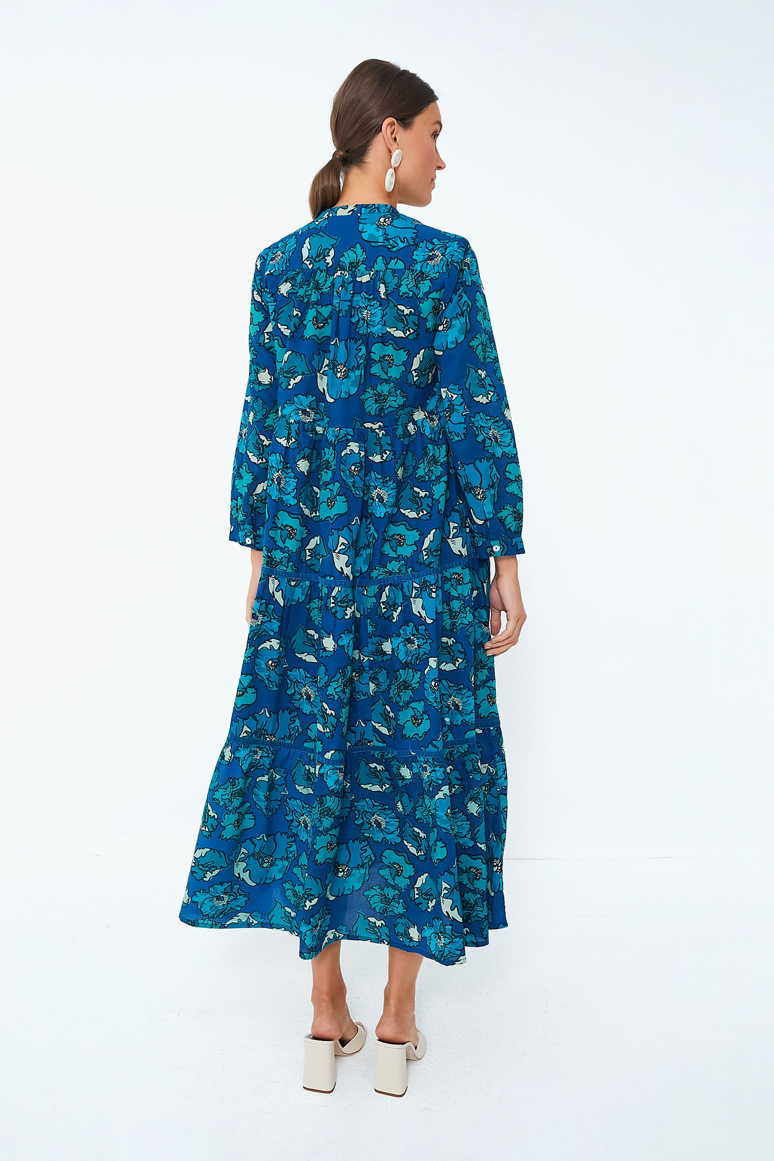 Blue Guadalupe Rio Maxi Dress - Flowy Summer Beach Dress for Women | Perfect for Vacations, Weddings & Boho Outfits