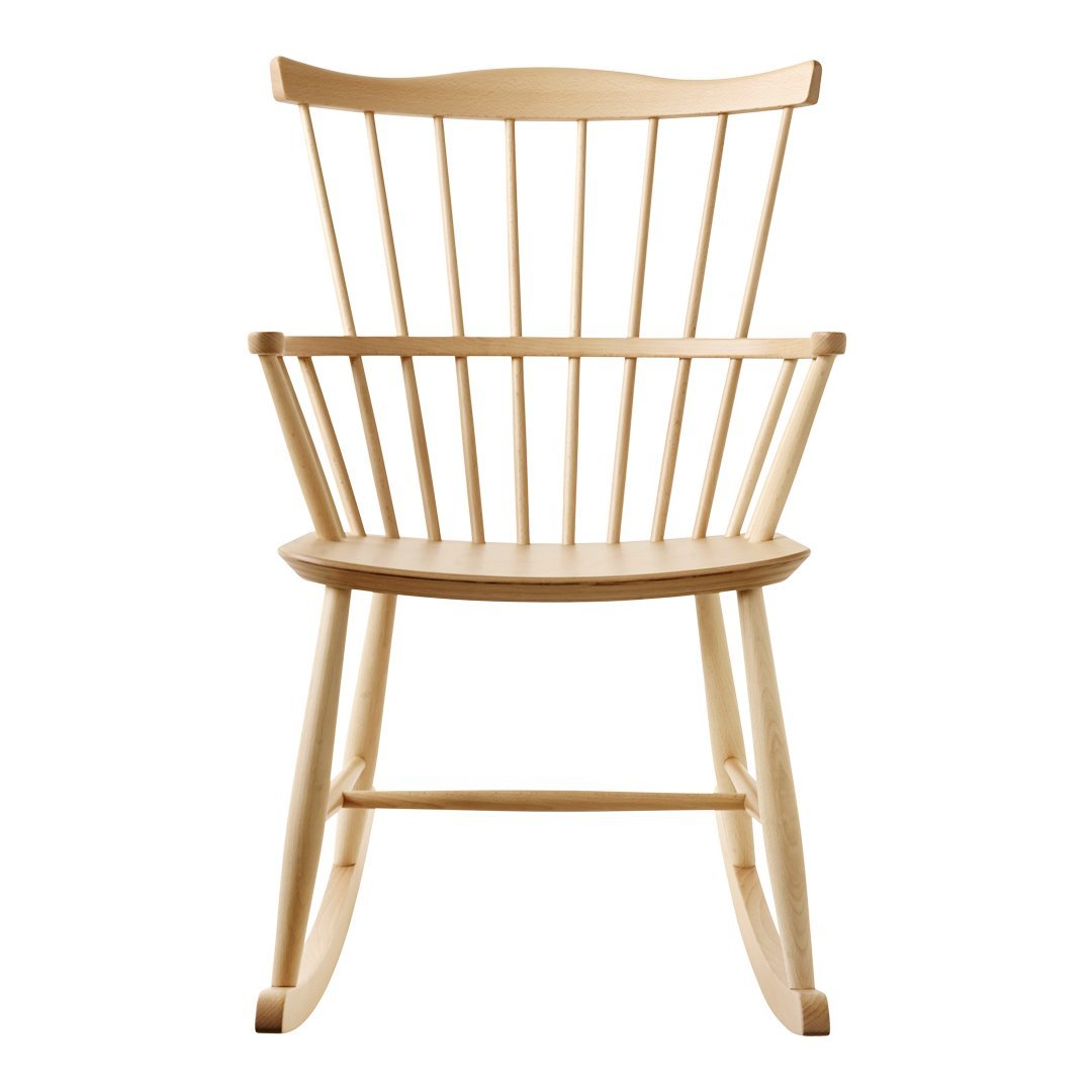 J52G Rocking Chair - Comfortable Wooden Rocking Chair for Living Room, Nursery & Porch - Perfect for Relaxing, Nursing & Outdoor Lounging