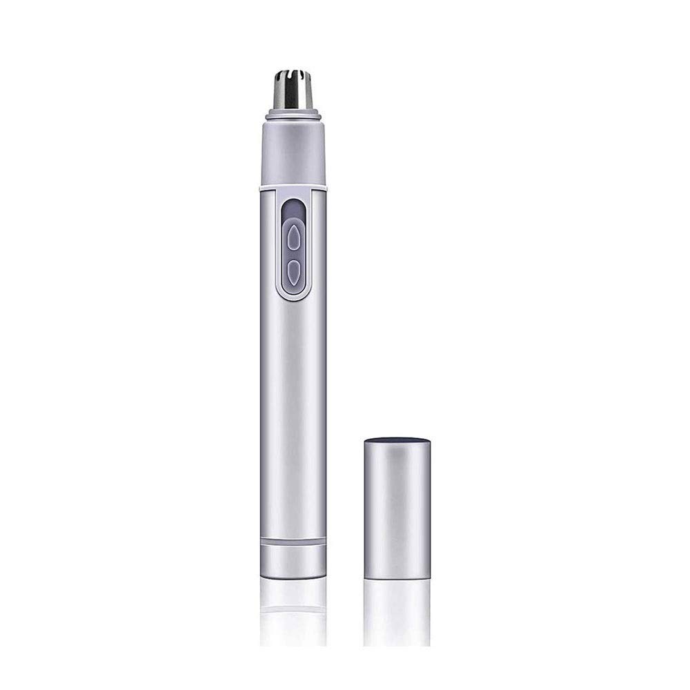 Best Cordless Painless Electric Nose & Ear Hair Trimmer for Men - Battery Operated Grooming Kit for Travel, Home & Office Use