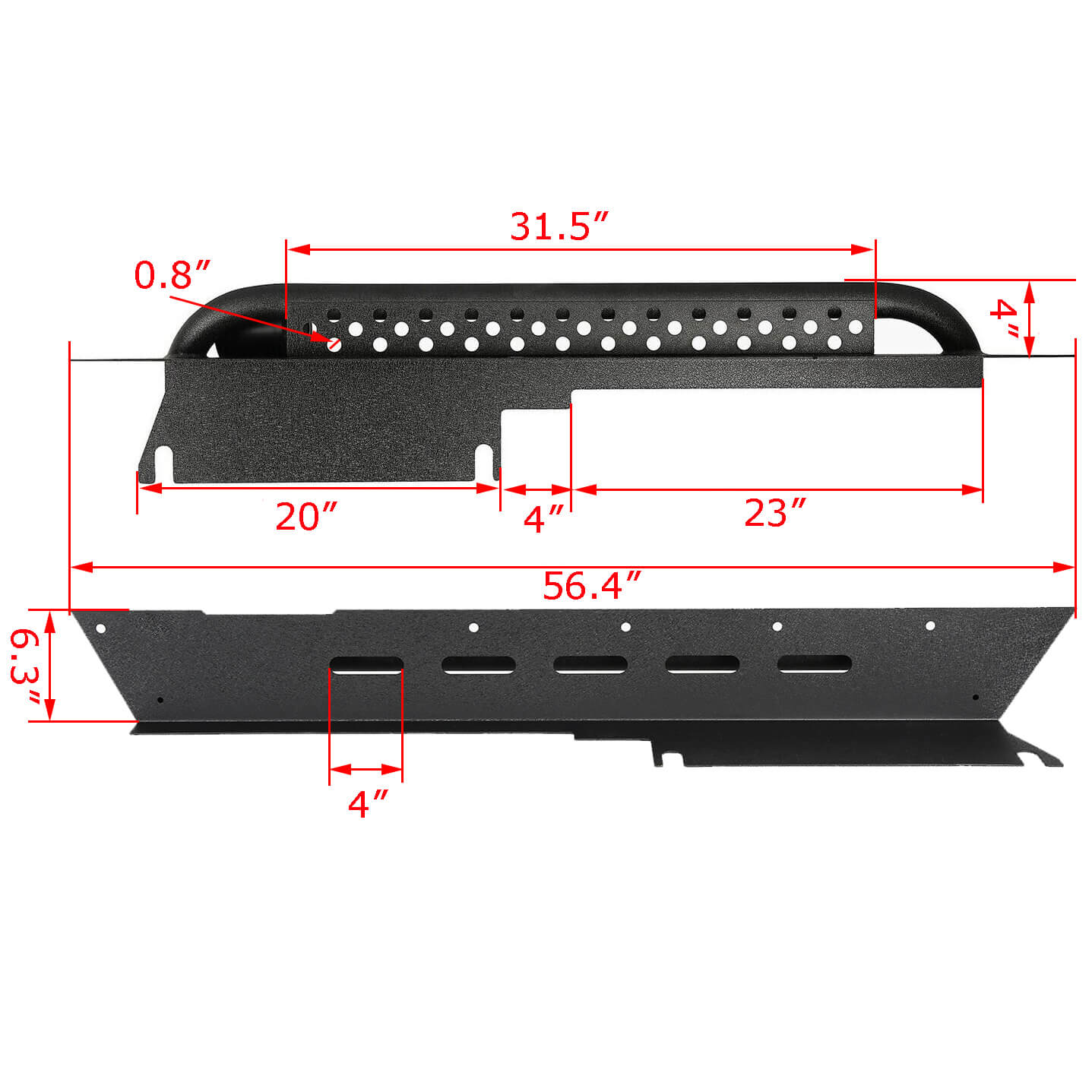 97-06 Jeep Wrangler TJ Side Steps Rocker Guards - Heavy Duty Door Protection for Off-Road Adventures & Daily Driving