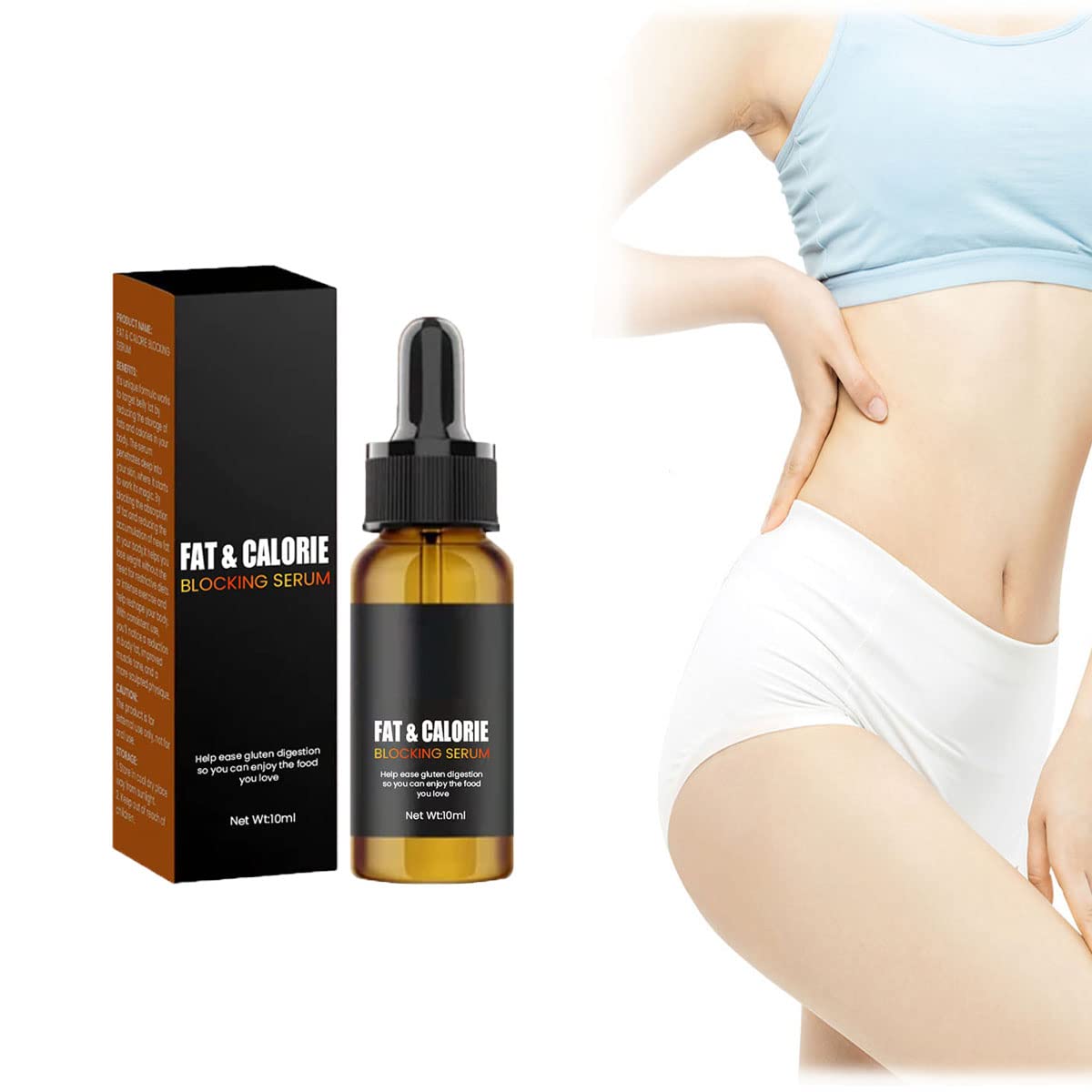 FitTec Fat & Calorie Blocking Serum - Weight Loss Supplement for Women & Men | Natural Fat Burner & Metabolism Booster | Supports Healthy Weight Management | Perfect for Daily Use & Fitness Routines
