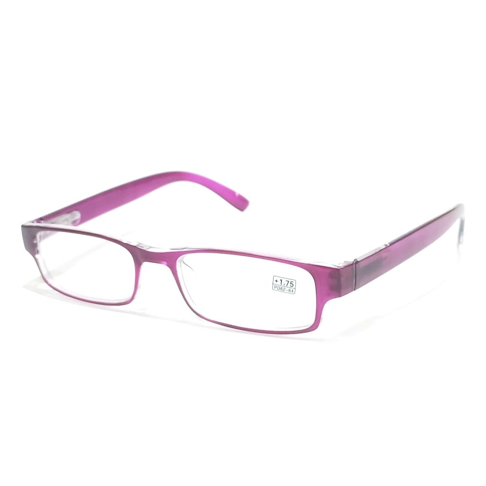 Spring Hinged Plastic Reading Glasses +1.0 to +4.0 Strength - Lightweight Comfortable Eyewear for Reading, Crafts & Close Work | Perfect for Book Lovers, Hobbyists & Office Use