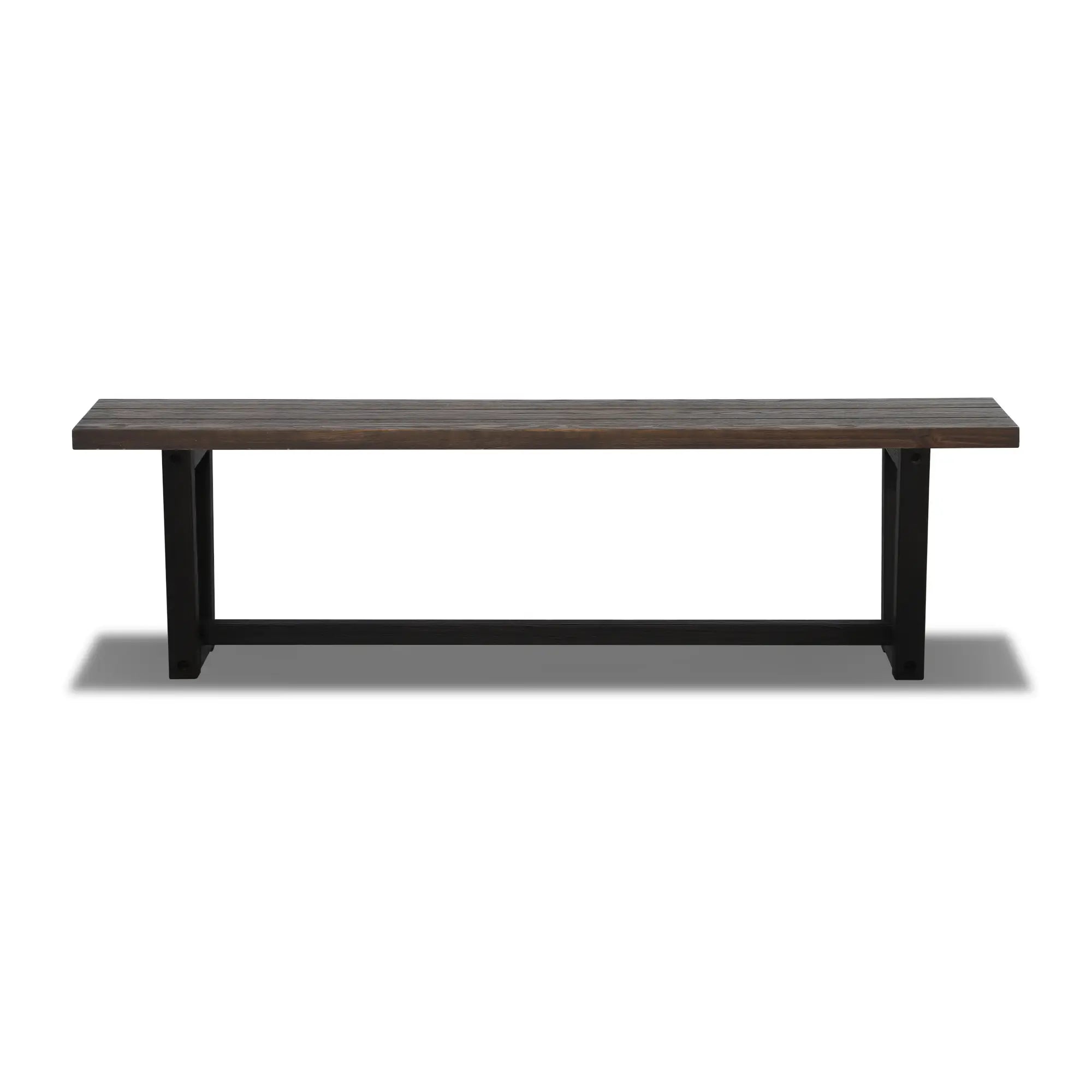 Solid Wood Bench - Cascais Style Handcrafted Wooden Bench for Patio, Garden, or Entryway - Durable & Weather-Resistant Outdoor Seating