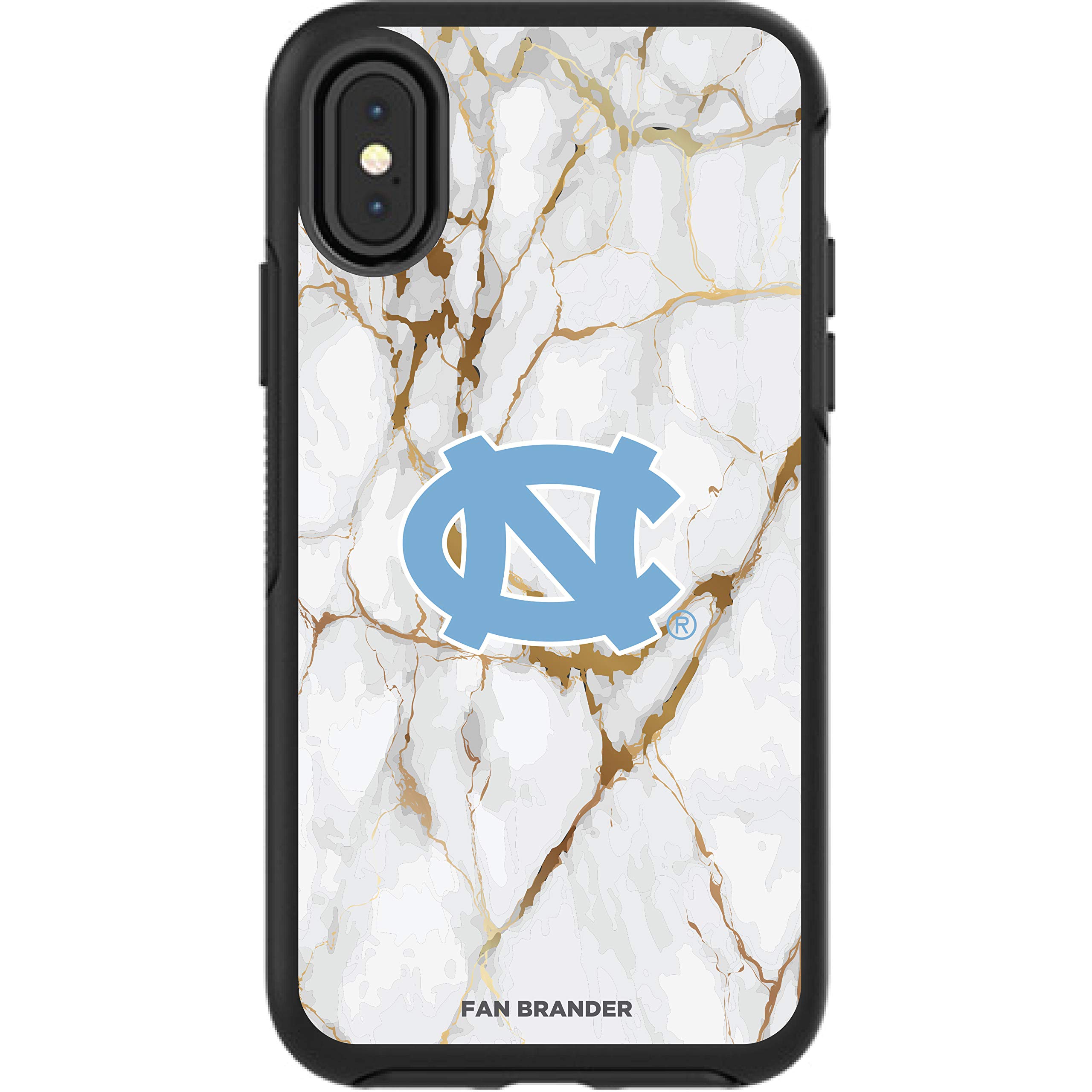 NCAA OtterBox Symmetry iPhone Case - White Marble Design for Apple iPhone | Durable Protection for Daily Use