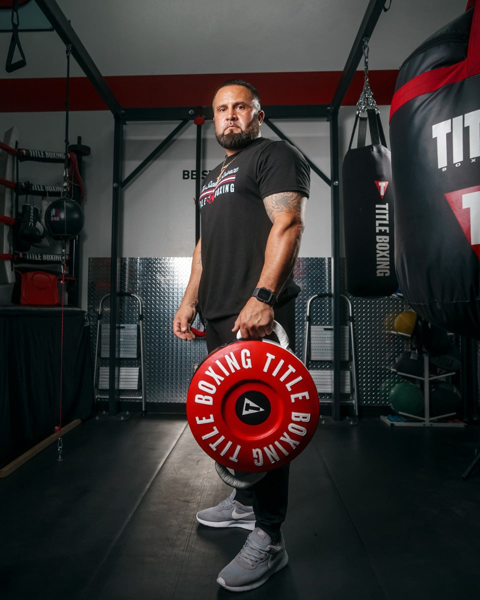 TITLE Boxing Training Punch Shield - Heavy Duty MMA Kickboxing Focus Mitts for Combat Sports & Fitness Workouts - Perfect for Boxing, Muay Thai, Kickboxing & Home Gym Training
