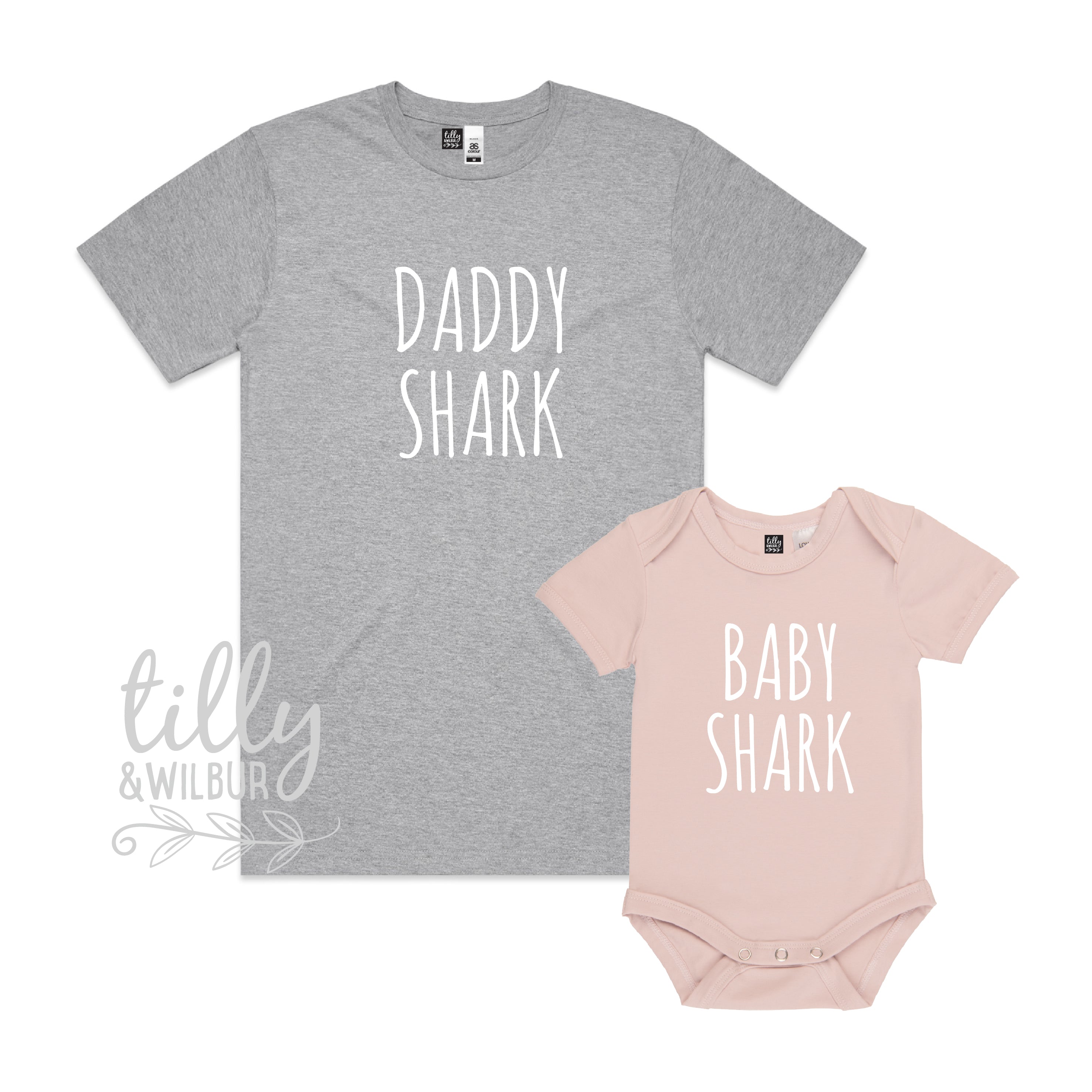 Dad and Baby Shark Matching Outfits - Father & Child Coordinated Shark Costume Set for Family Events, Halloween & Photo Shoots