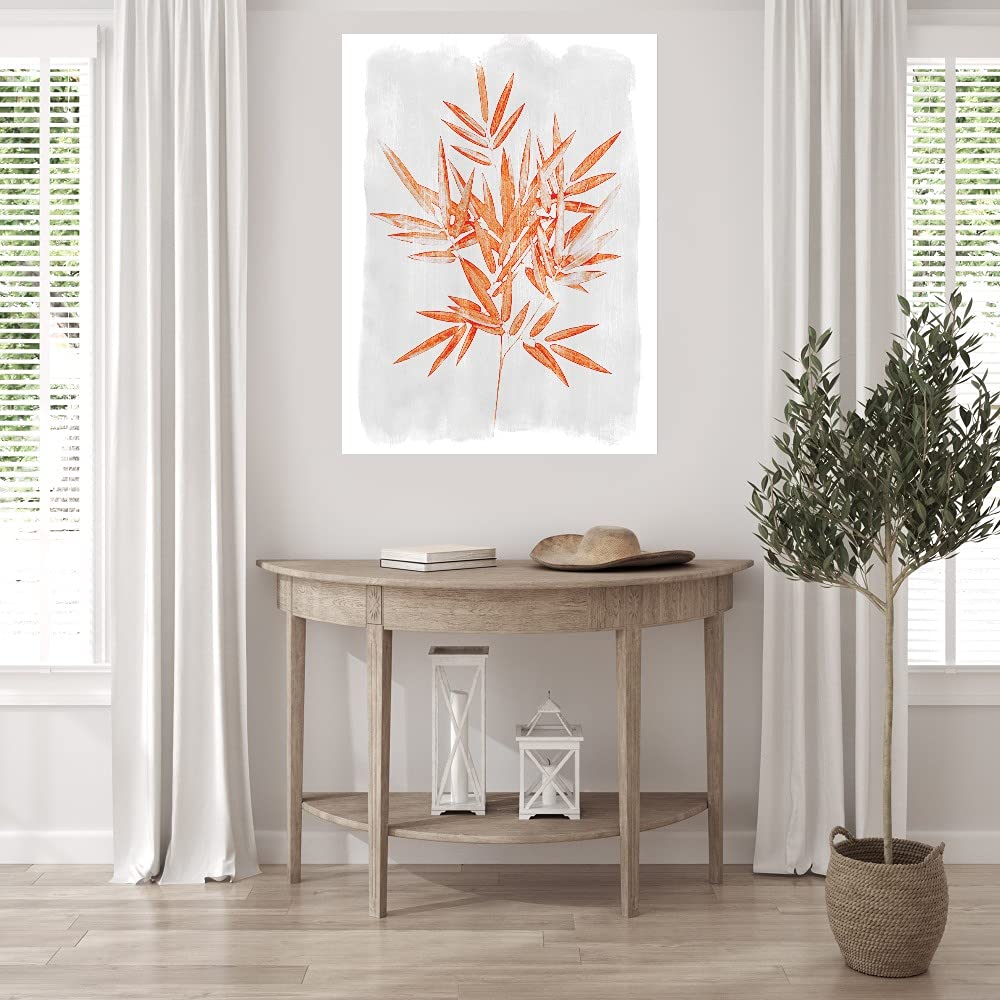 Bamboo Elegance Fine Art Canvas Wall Decor by Belle Poesia - 42x56 Inch Ready to Hang Painting for Living Room, Bedroom, Office - Asian Inspired Nature Artwork for Home & Commercial Spaces