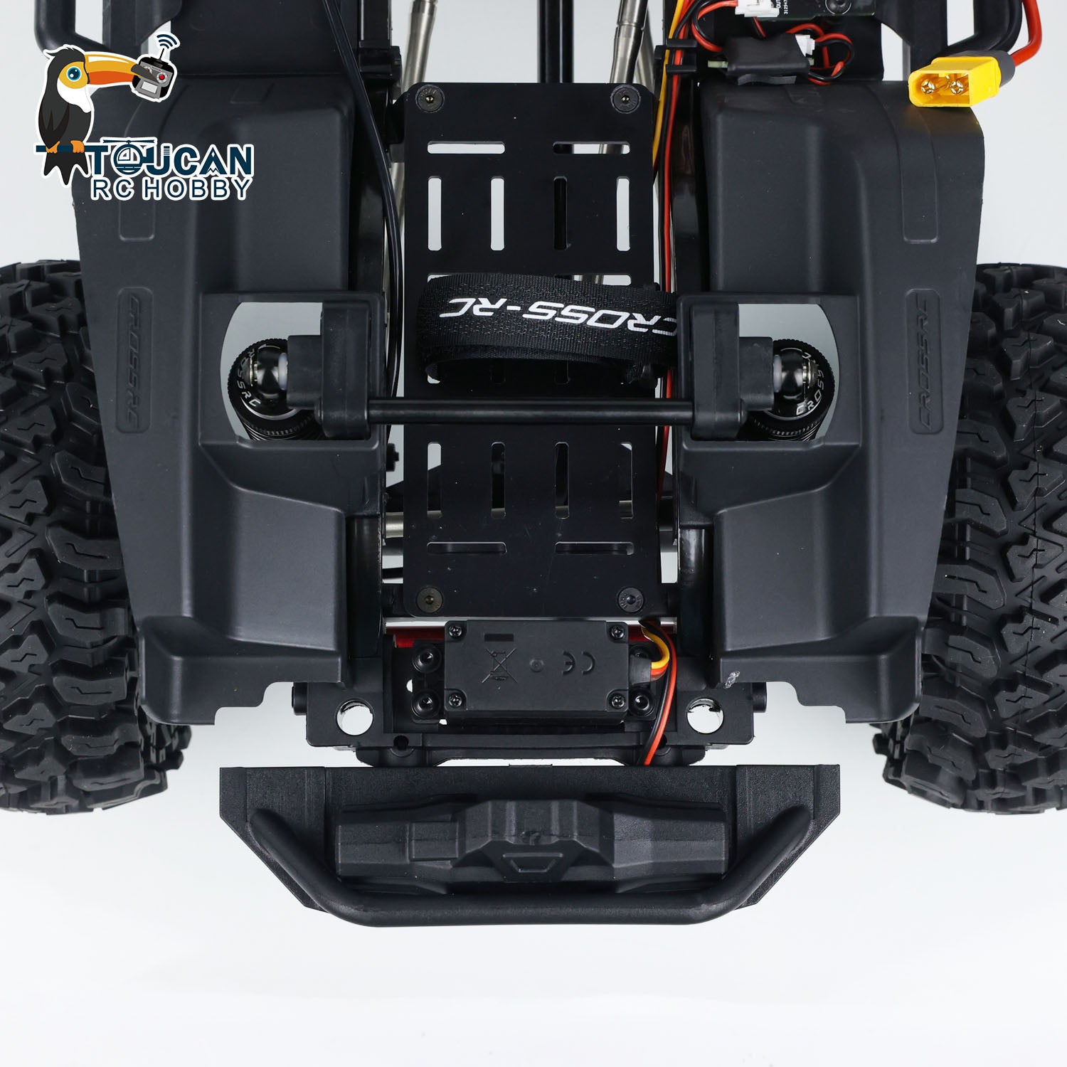CrossRC 1/8 Scale EMO X4 4WD Off-Road RC Crawler Truck with LED Lights - US Stock | High Performance Radio Control Vehicle for Rock Crawling, Trail Adventures & Backyard Off-Roading