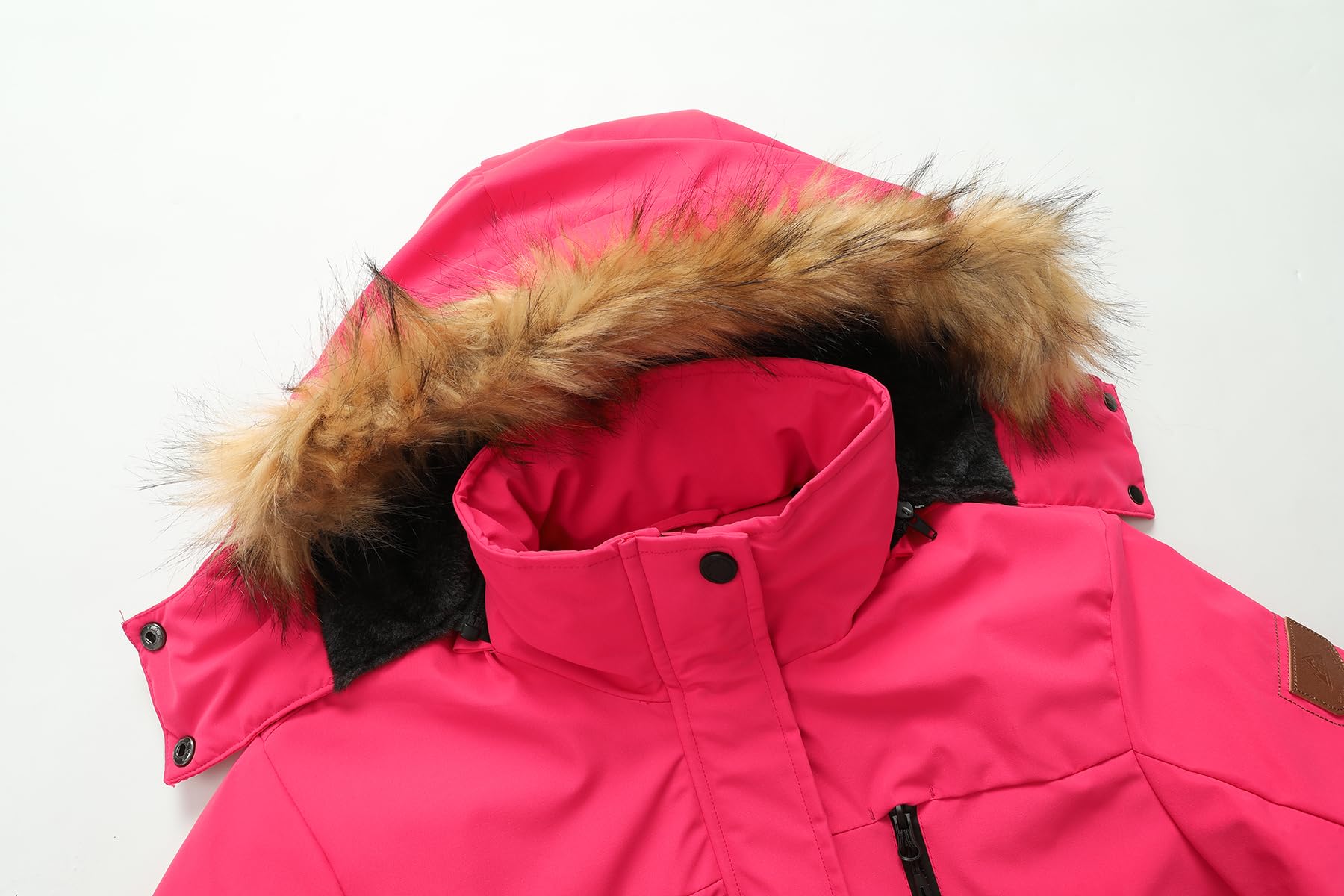 MOERDENG Women's Waterproof Ski Jacket - Winter Warm Hooded Snow Coat with Windproof Technology for Outdoor Activities | Perfect for Skiing, Snowboarding & Mountain Adventures