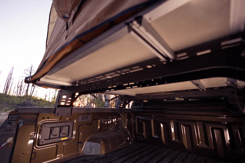 Universal Truck Bed Rack Crossbars by Rago Fabrication - Heavy Duty Aluminum Roof Rack Crossmembers for Pickup Trucks | Perfect for Hauling Kayaks, Ladders & Cargo