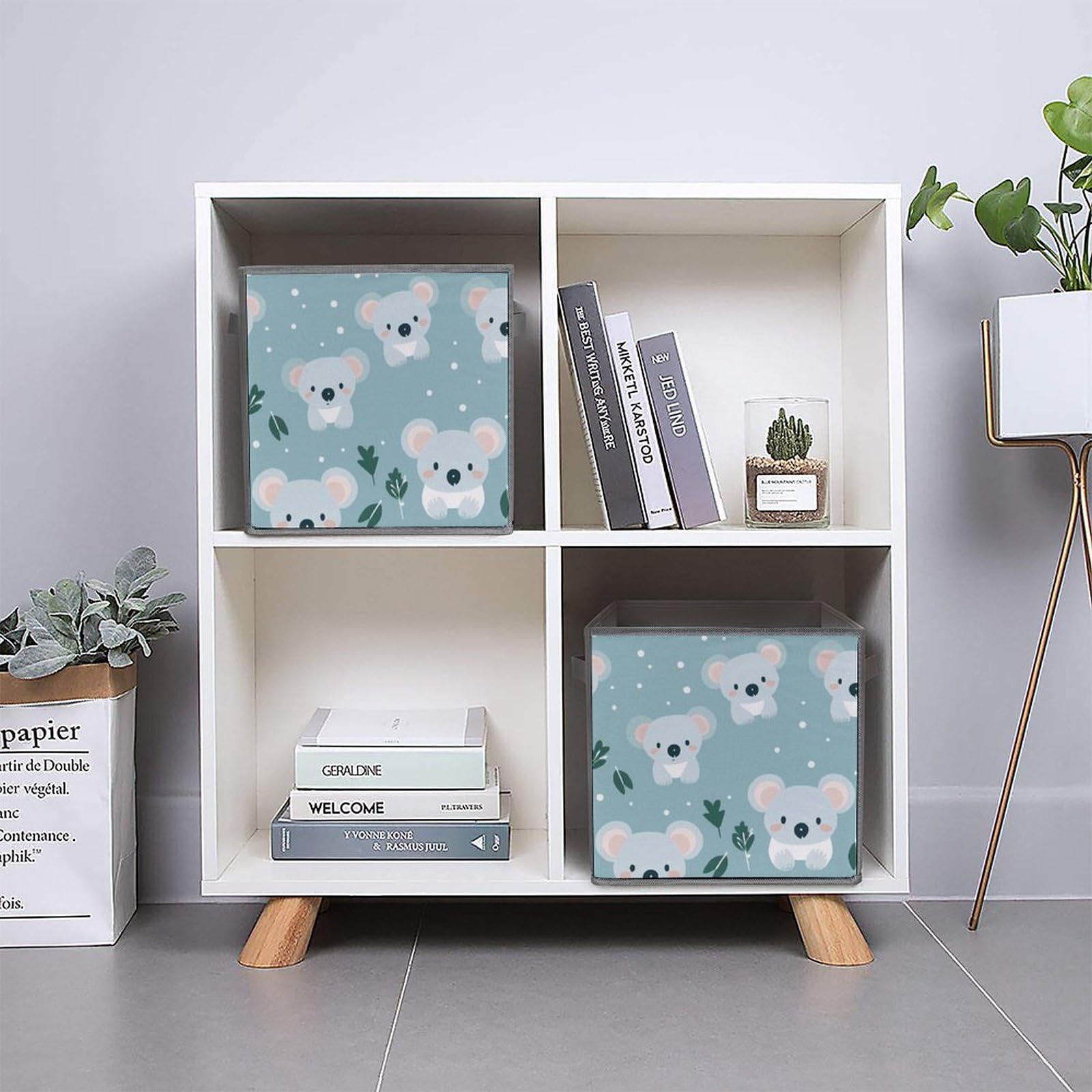 Foldable Storage Cubes with Handles - 6PCS for Home & Office Organizing