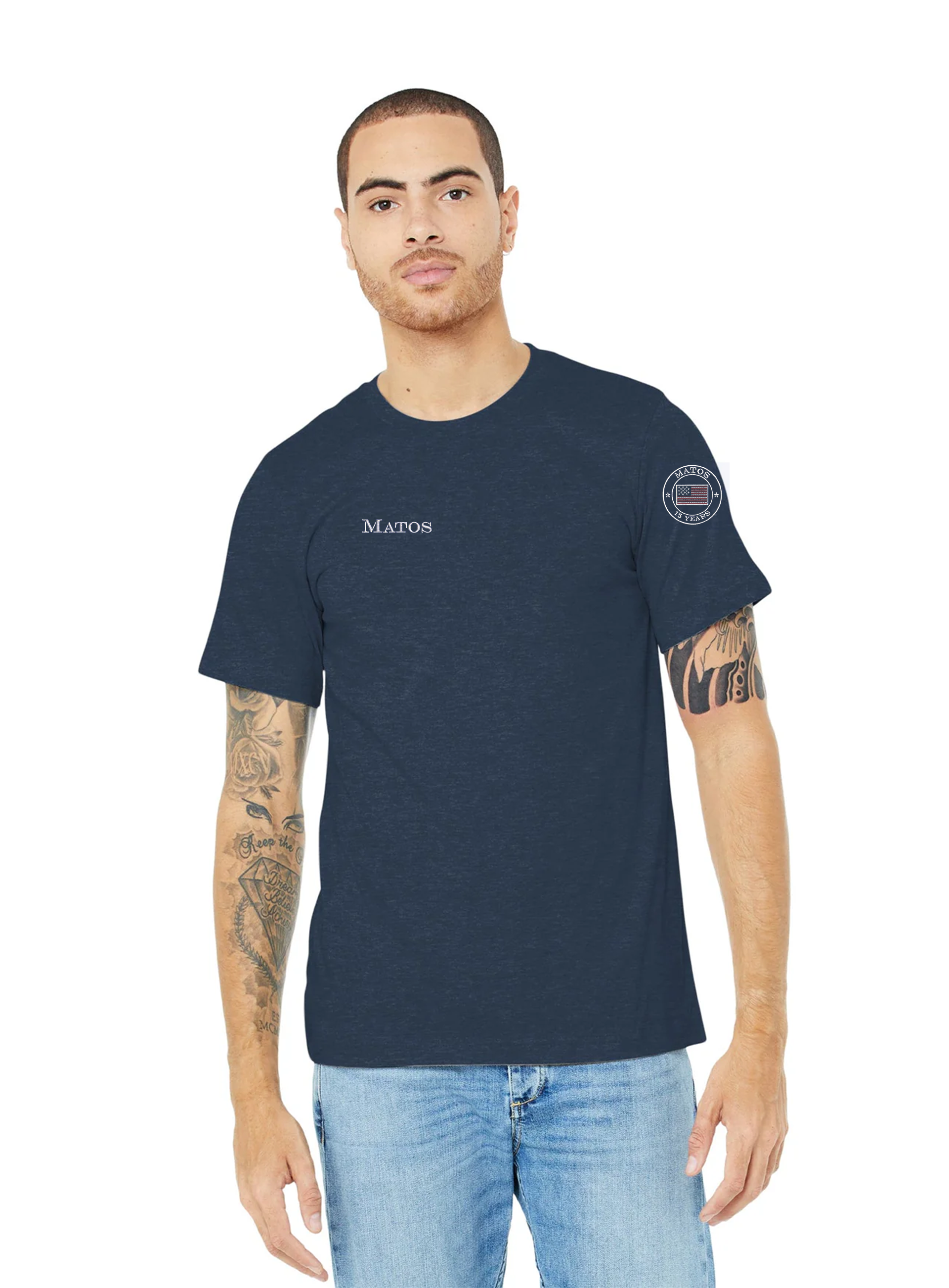 Bella Canvas Unisex Jersey T-Shirt - Soft Cotton Crew Neck Tee for Men & Women - Navy Blue - Perfect for Casual Wear, Workouts & Everyday Comfort