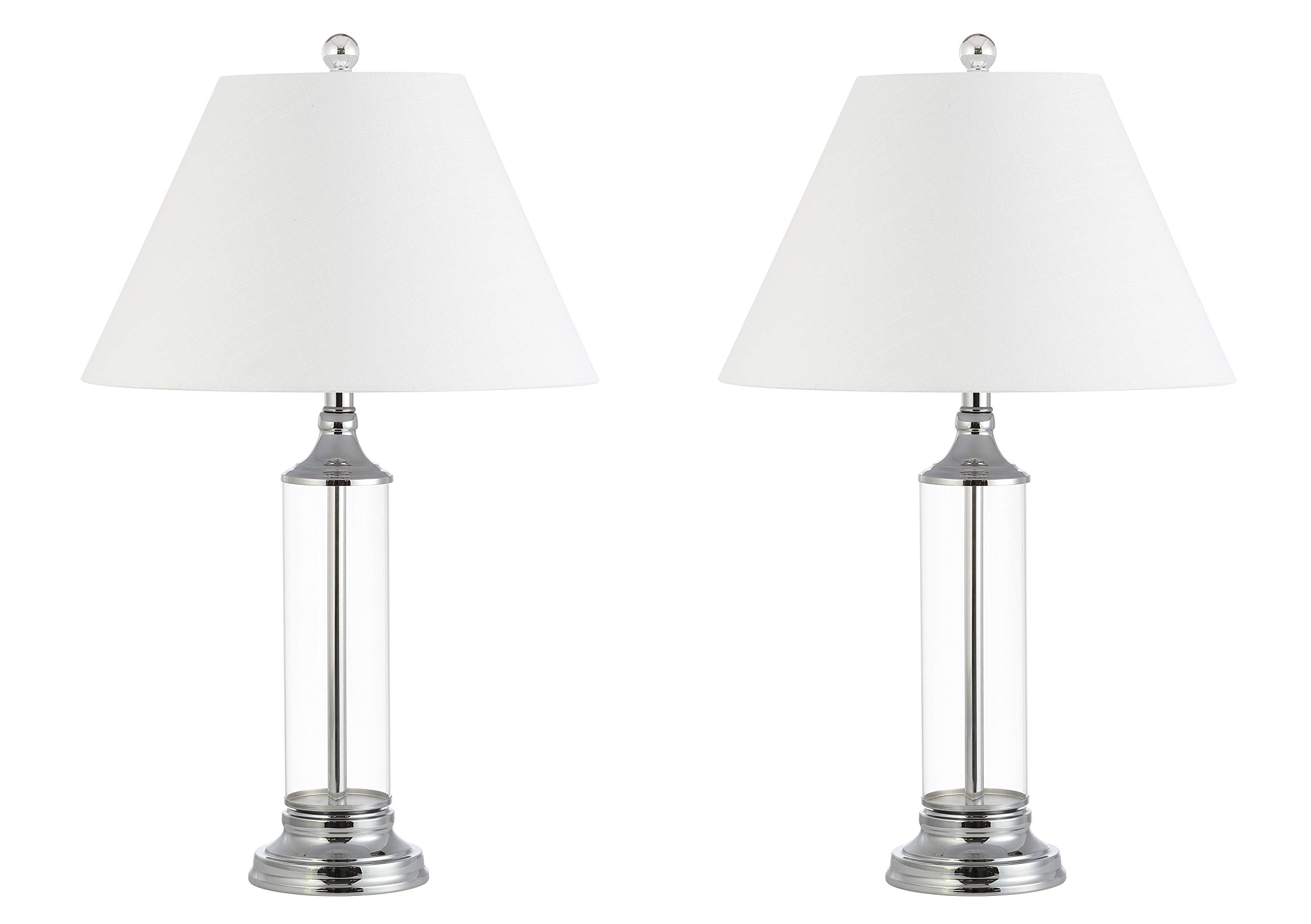 Jonathan Y JYL4014A-SET2 Set of 2 Modern Glass LED Table Lamps - 29