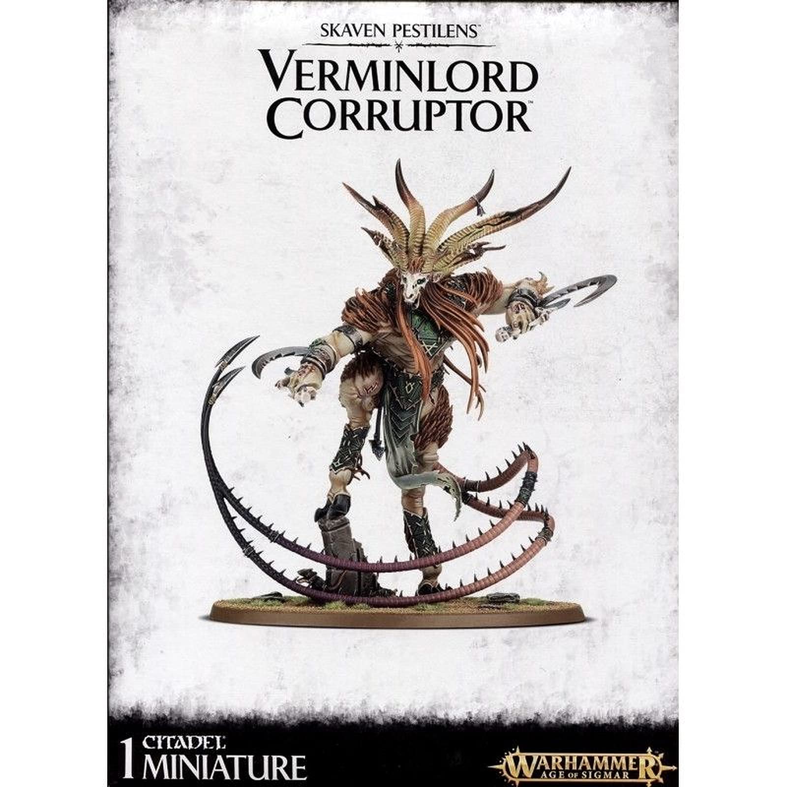 Games Workshop Skaven Pestilens Verminlord Corruptor Miniature - Warhammer Age of Sigmar Tabletop Wargaming Model for Collectors & Painters