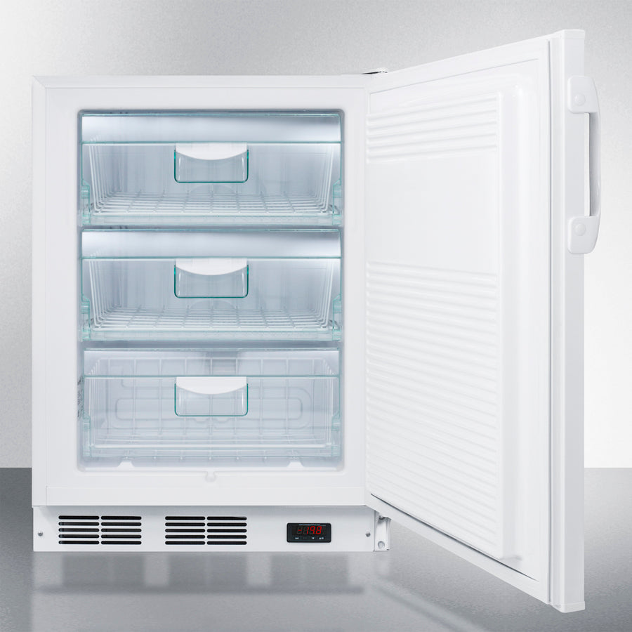 Accucold 24 Inch Wide ADA Compliant All Freezer - VT65ML7ADA | Commercial Kitchen, Restaurant & Medical Lab Use
