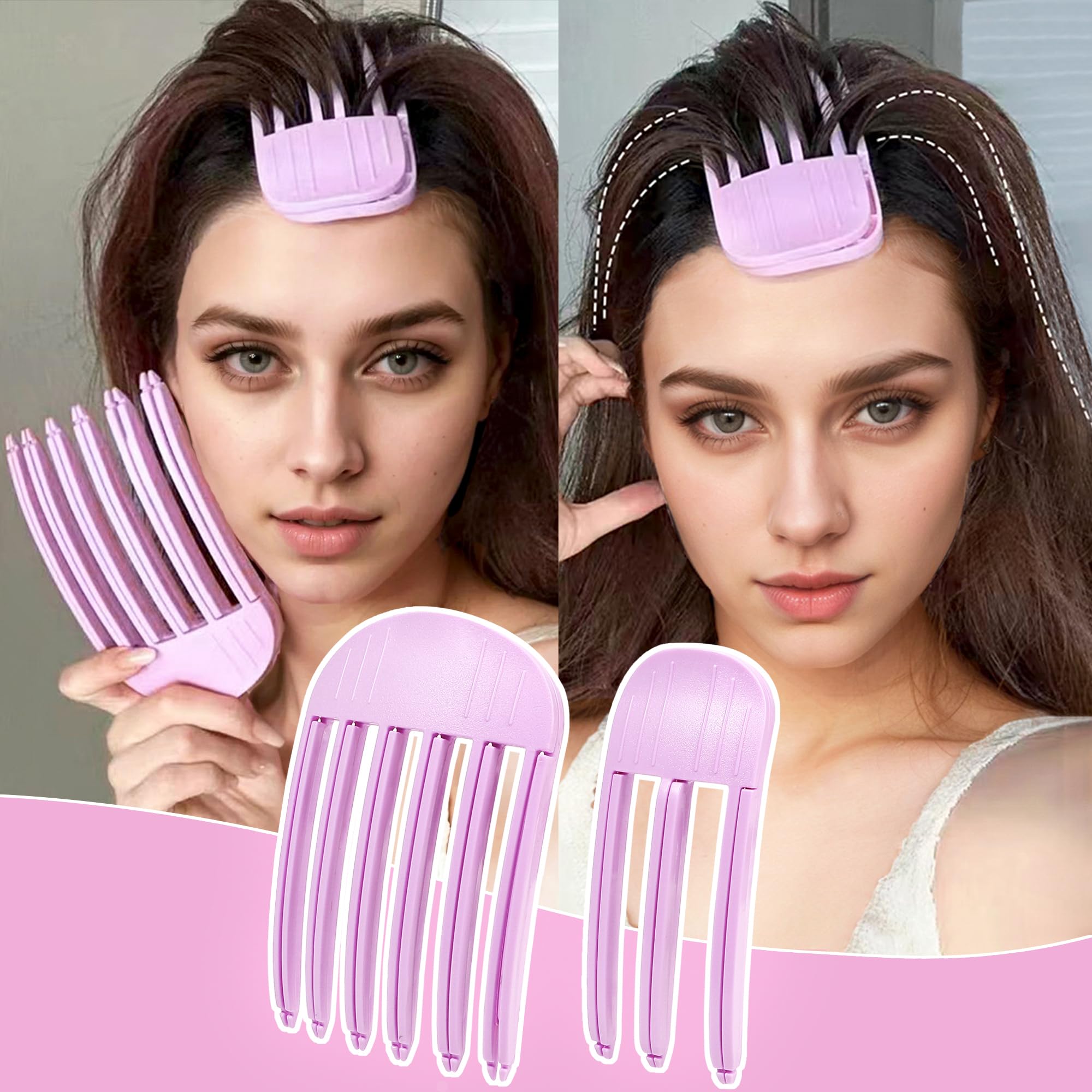 Volumizing Hair Clips for Women - Root Lift & Volume Styling Tools for Fluffy Bangs & Hair Volume - Perfect for Salon Styling, Home Use & Everyday Hairstyles