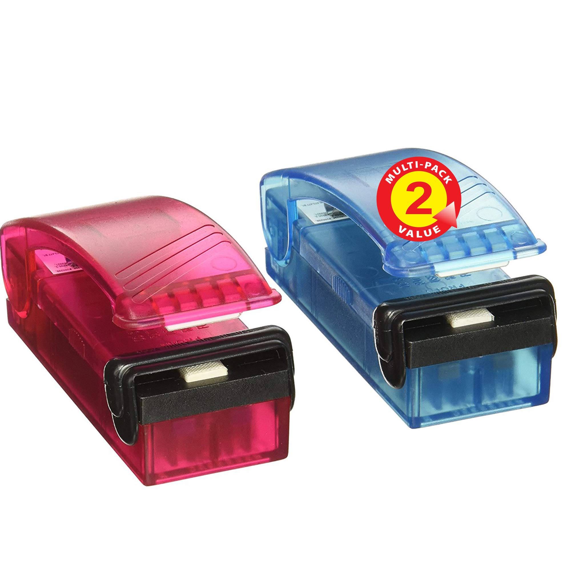 iTouchless Handheld Heat Bag Sealer (2-Pack) - Airtight Food Storage Saver for Snacks, Chips & Bulk Foods | Reseal Plastic & Aluminum Bags | Perfect for Home, Kitchen, Camping & Commercial Use