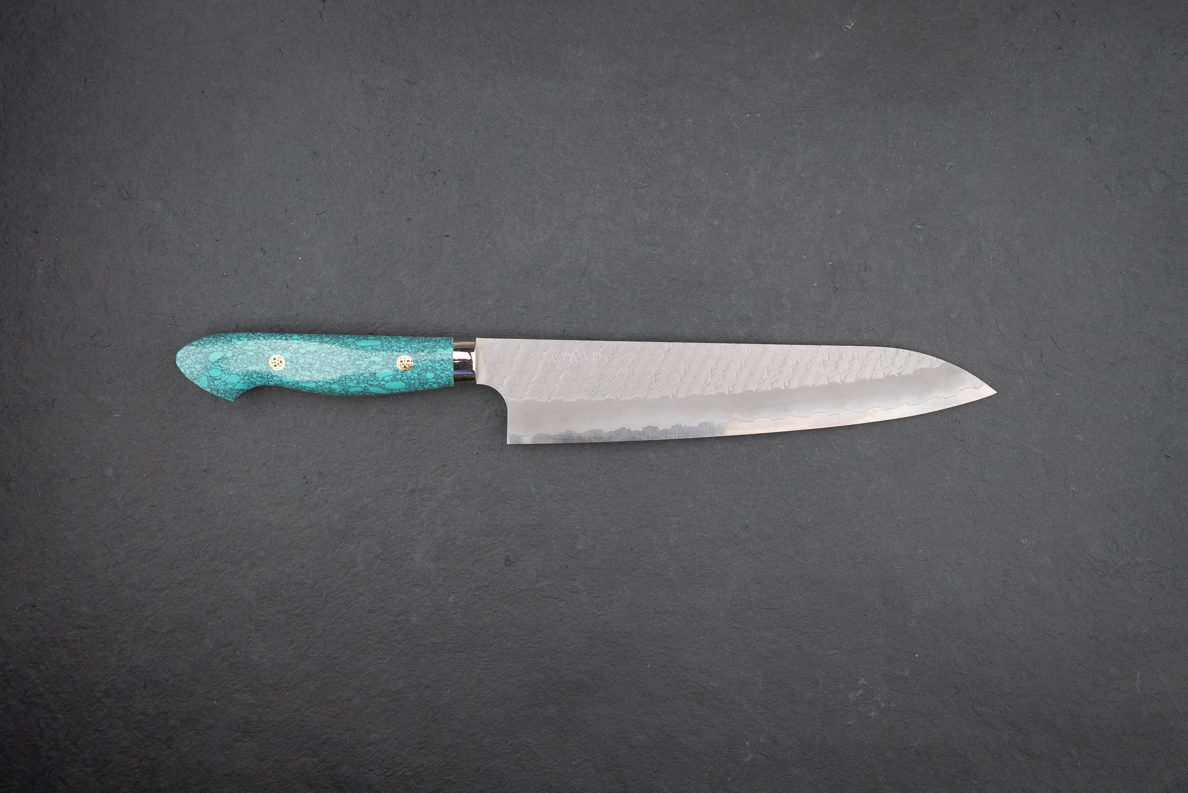 Nigara SG2 Migaki Tsuchime 240mm Japanese Chef Knife - Premium Gyuto Kitchen Knife for Professional Chefs & Home Cooking, Perfect for Slicing, Dicing & Meat Cutting