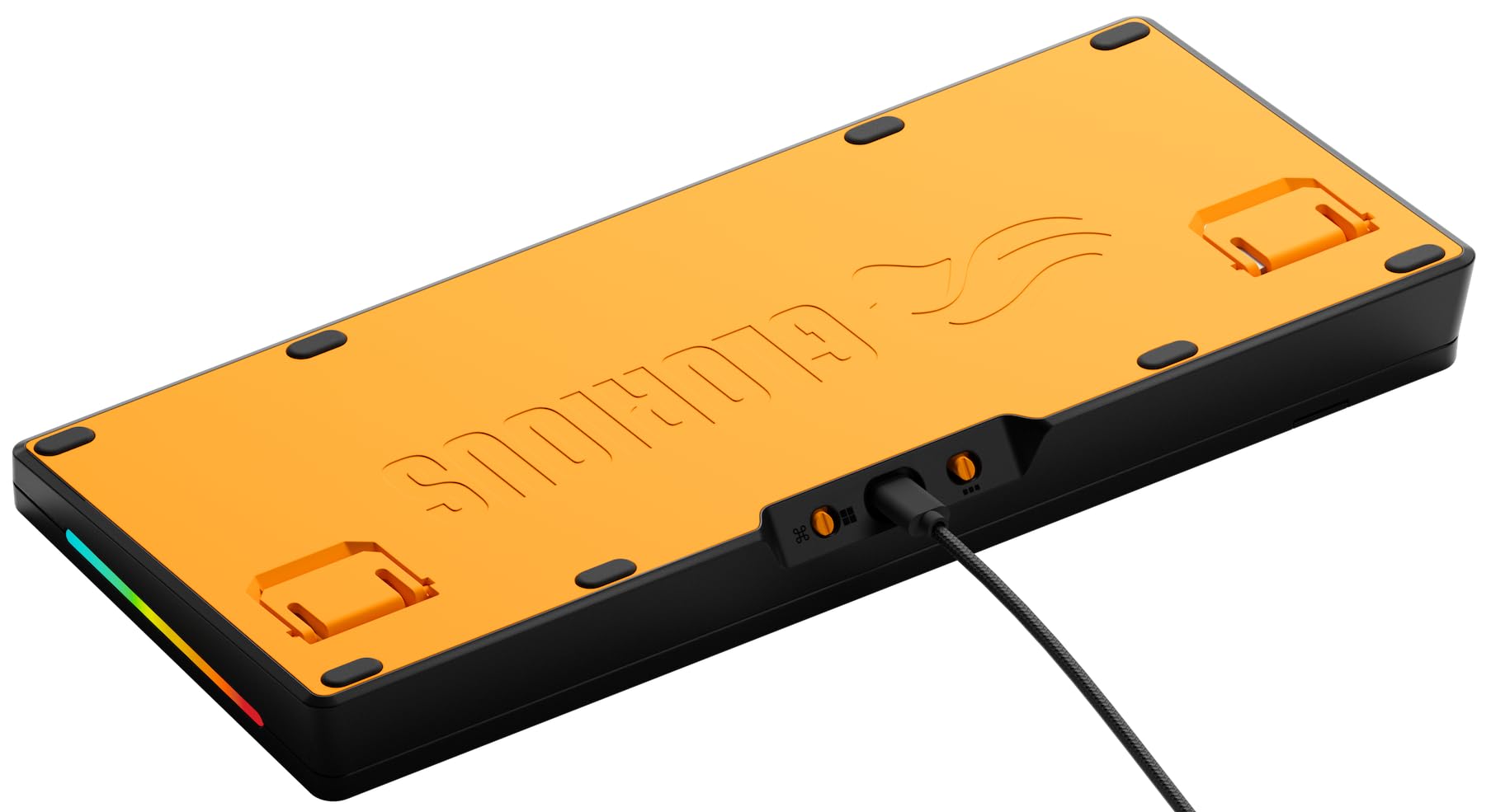 Glorious GMMK 3 Customizable Mechanical Gaming Keyboard - 75% TKL Compact Layout, Hot-Swappable 3/5 Pin Switches, Modular Gaskets, Doubleshot PBT Keycaps, Aluminum Plate (QWERTZ German Layout, Black) - Perfect for Esports, Streaming & Office Work