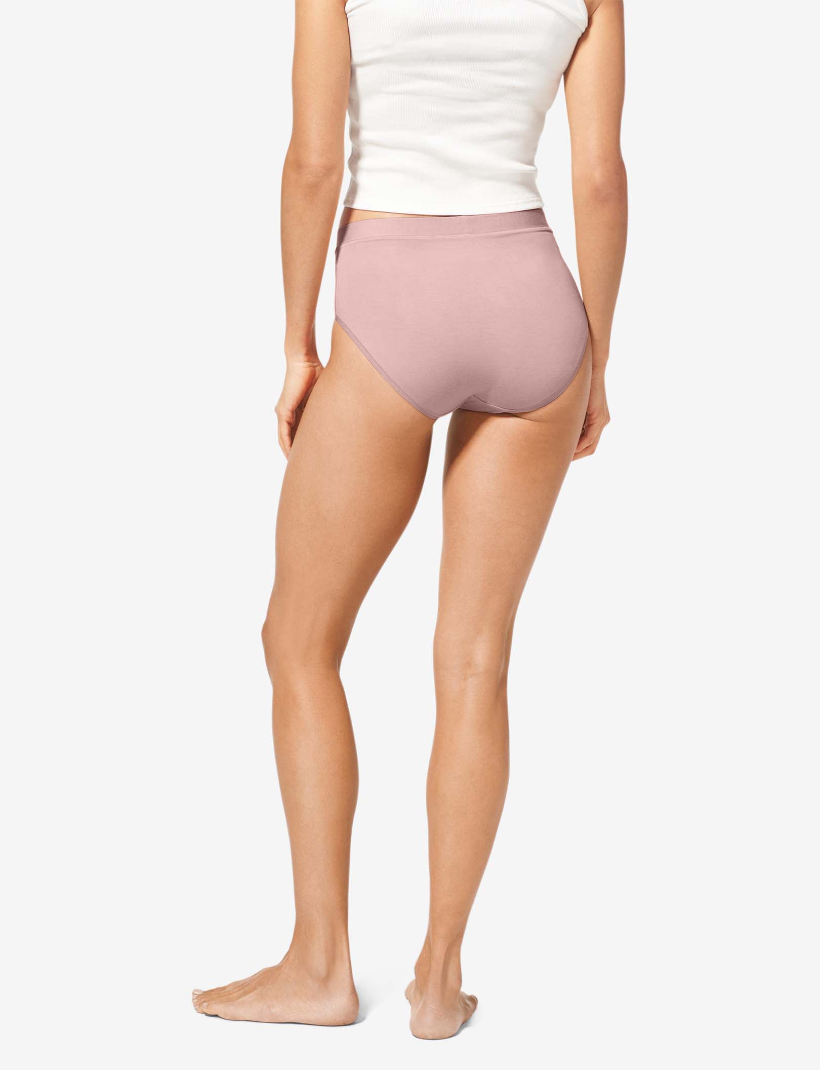 Women's Second Skin High Rise Briefs - Ultra Soft Seamless Underwear for Everyday Comfort | Perfect for Yoga, Workout & Lounge Wear