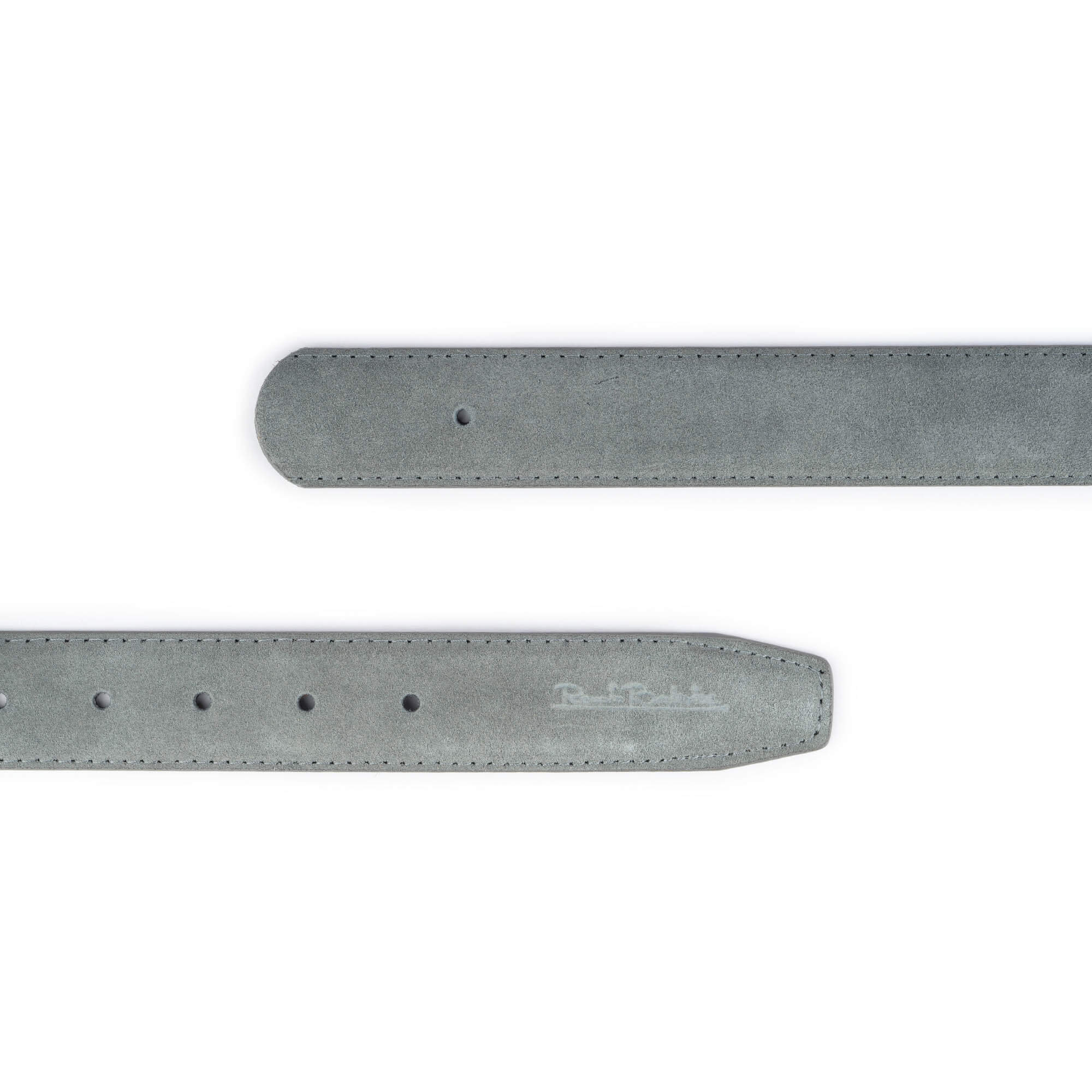Grey Suede Replacement Belt Strap For Salvatore Ferragamo Buckles 35mm | Genuine Leather Dress Belt Accessory | Perfect for Office, Wedding & Formal Occasions