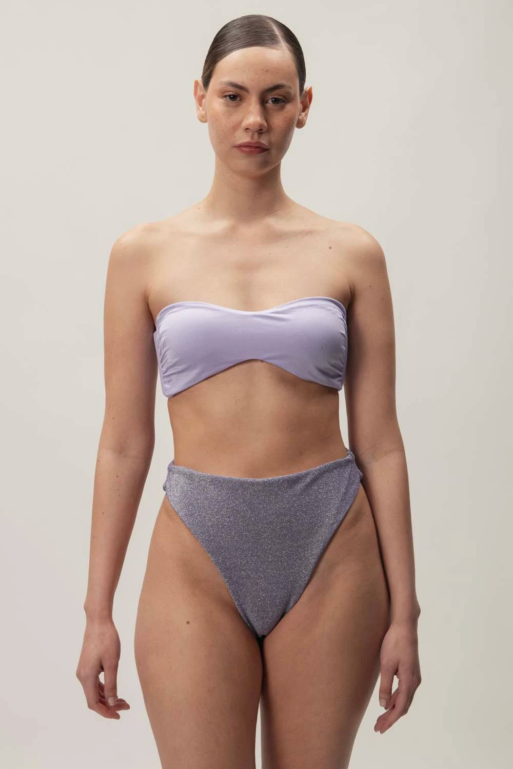 Melia Women's Sexy High Waist Bikini Bottom - Comfortable Swimwear for Beach, Pool & Vacation - Plus Size Available