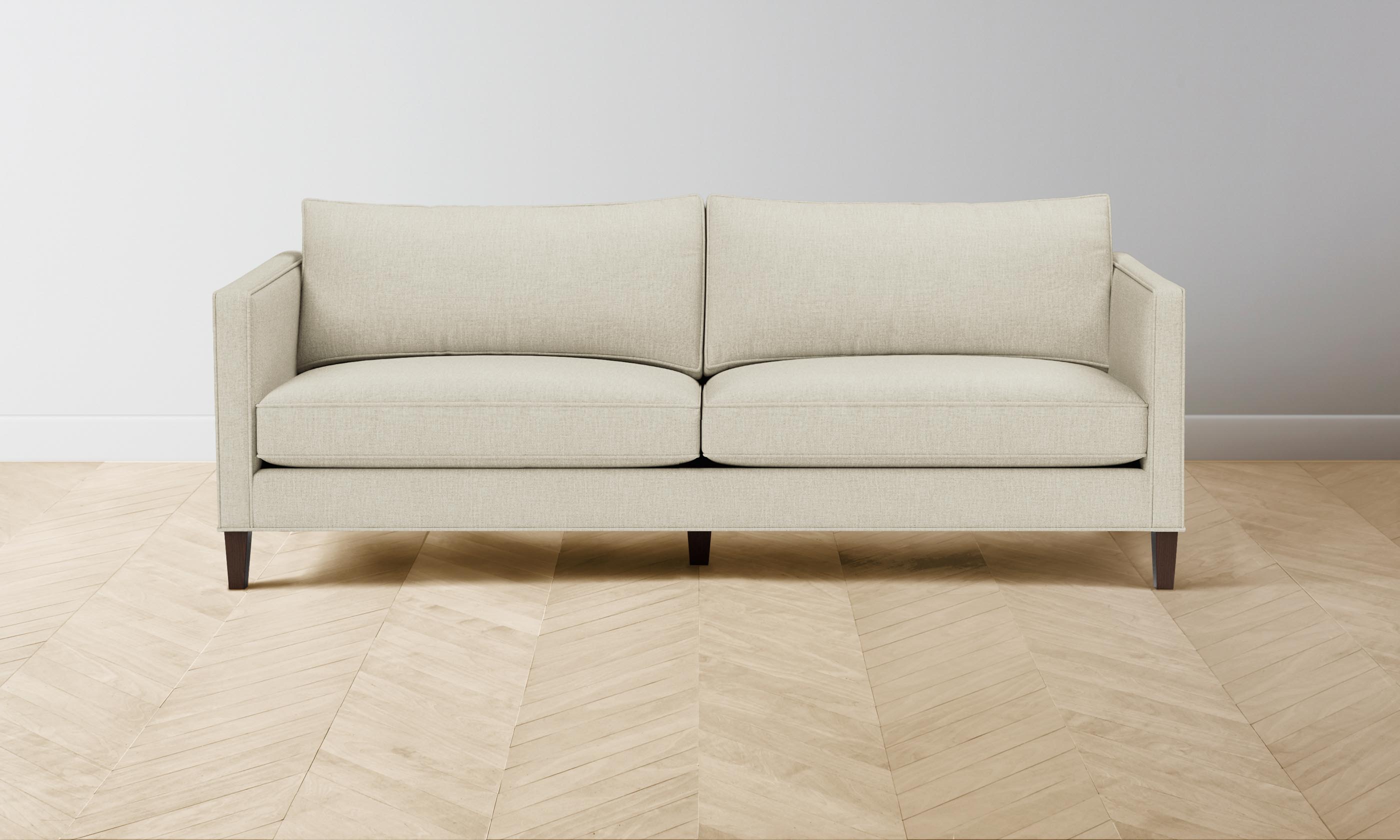 Crosby Sectional Sofa - Performance Linen Weave Fabric, Modern Prairie Style Living Room Furniture for Comfortable Lounging & Entertaining