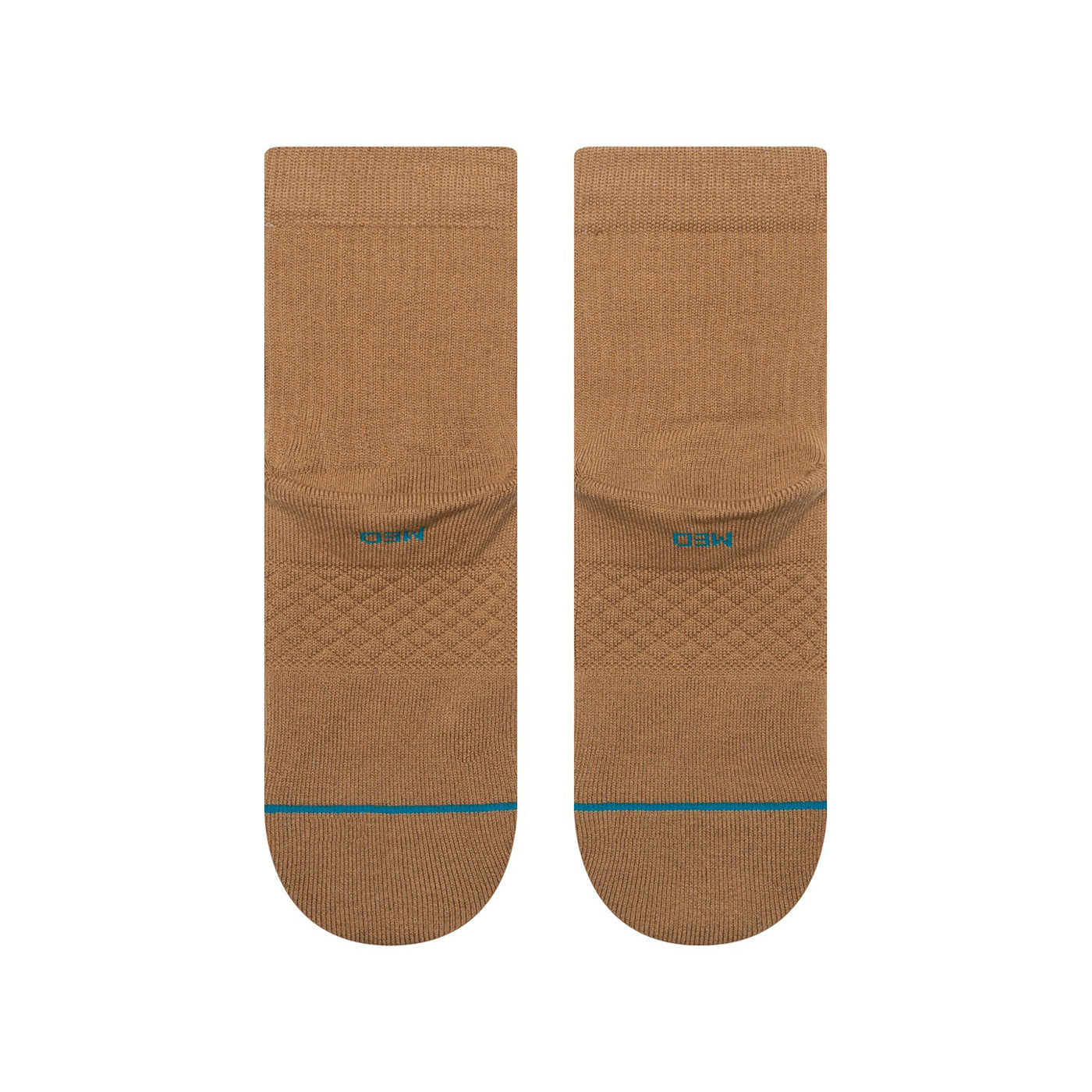 Adult Quarter Socks - Icon Quarter Style in Brown | Comfortable Casual & Athletic Socks for Men & Women | Perfect for Running, Hiking & Everyday Wear