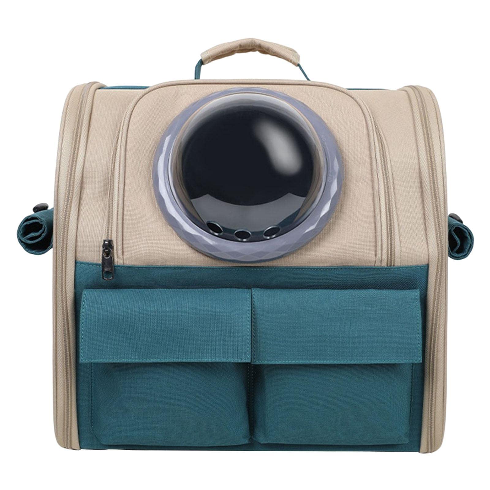 Foldable Backpack - Lightweight Space Saving Travel Backpack for Hiking, Walking & Outdoor Adventures | Portable Cat Carrier Bag | Perfect for Camping, Commuting & Daily Use (Khaki)