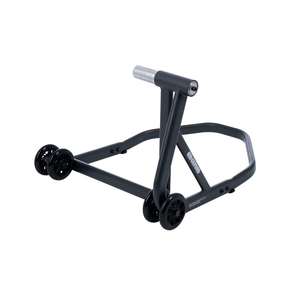 Oxford Products Zero-G Single Sided Paddock Stand for Motorcycles - Heavy Duty Bike Lift with Rubber Pads OX266 - Perfect for Motorcycle Maintenance & Storage in Garage