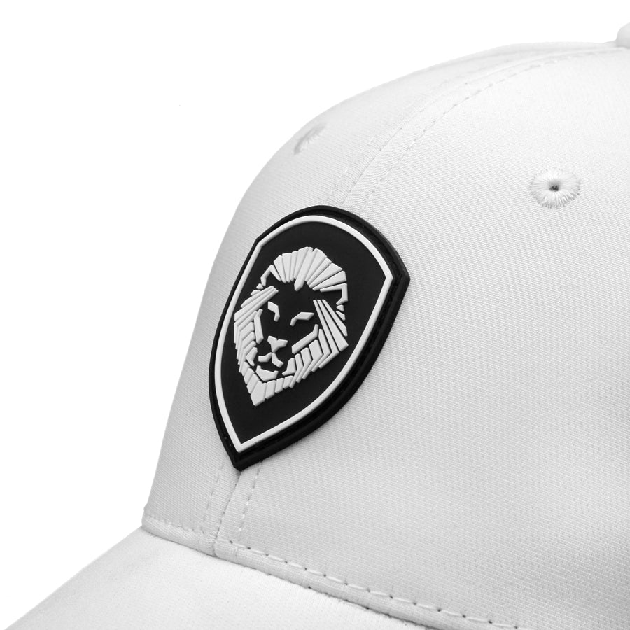 VT Shield Logo Future Looks Bright White & Black Snapback Hat - Stylish Adjustable Baseball Cap for Men & Women - Perfect for Sports, Casual Wear & Outdoor Activities