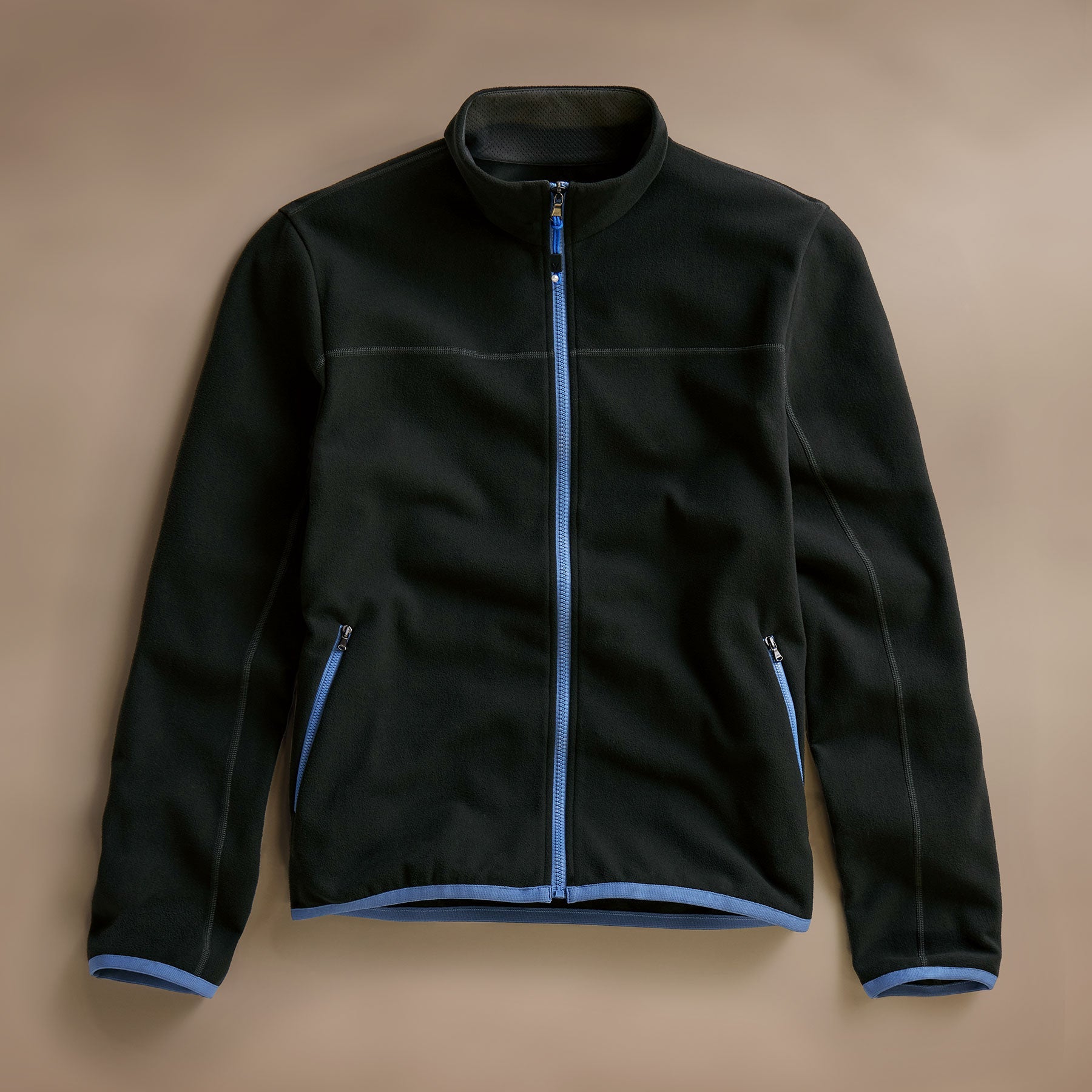 Scuba Zip Front Sport Jacket for Women - Lightweight Water-Resistant Activewear (Carbon/Blue) | Perfect for Yoga, Running & Outdoor Adventures