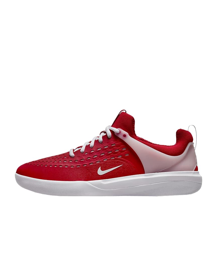 Nike SB Zoom Nyjah 3 Skate Shoes - Men's High-Performance Skateboarding Sneakers in University Red (DV1187-600) | Durable Grip & Cushioning for Street Skating & Casual Wear