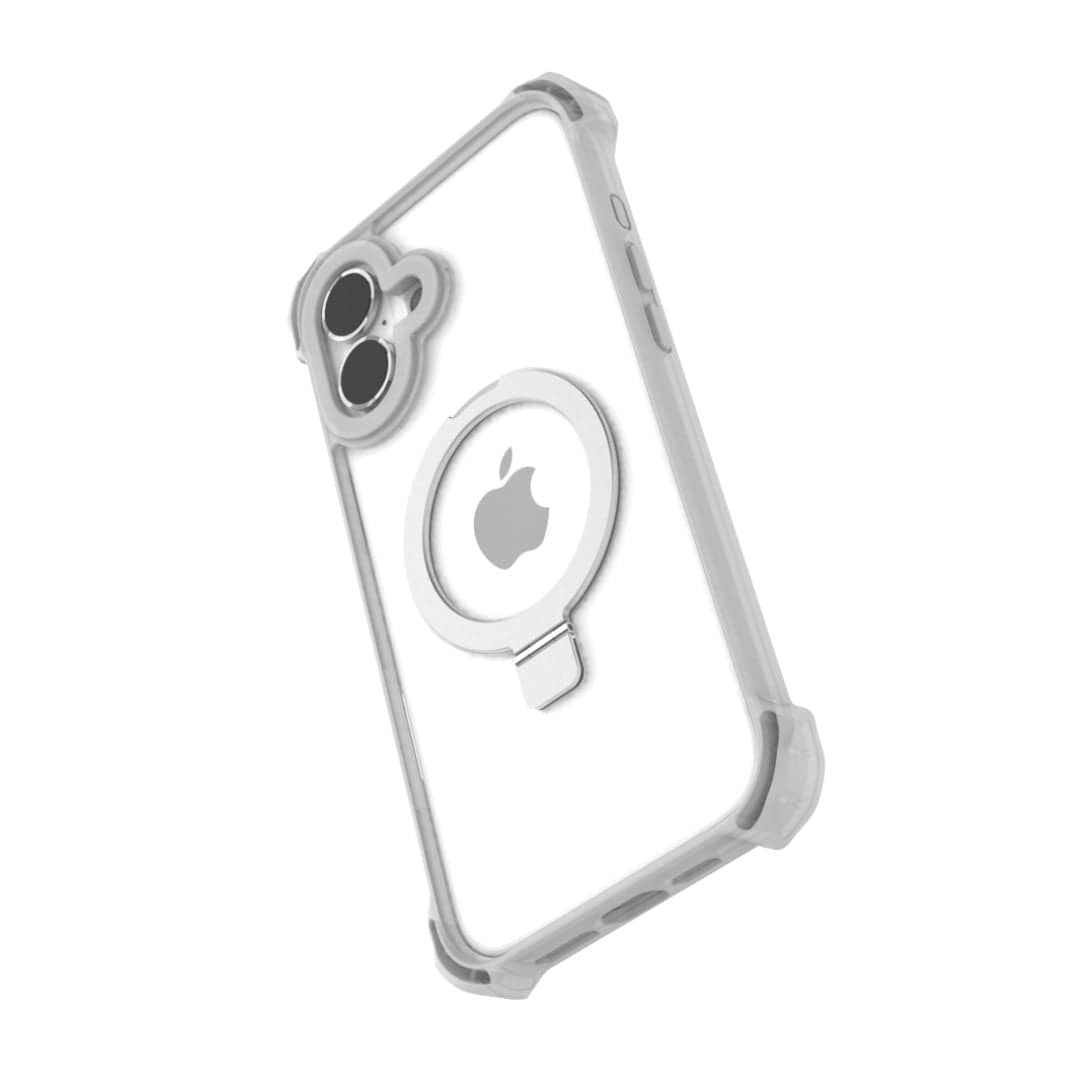 Raptic Dual Impact Shockproof Kickstand Case for iPhone 16 - Heavy Duty Protection with Built-in Stand for Watching Videos & Hands-Free Use