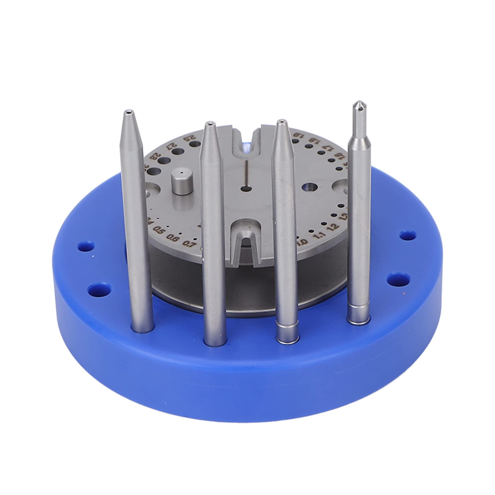 Professional Watch Movement Hairspring Stand with Plastic Base & Alloy Wheel - Precision Balance Wheel Holder for Watch Repair & Disassembly | Ideal for Watchmakers, Jewelers & DIY Enthusiasts