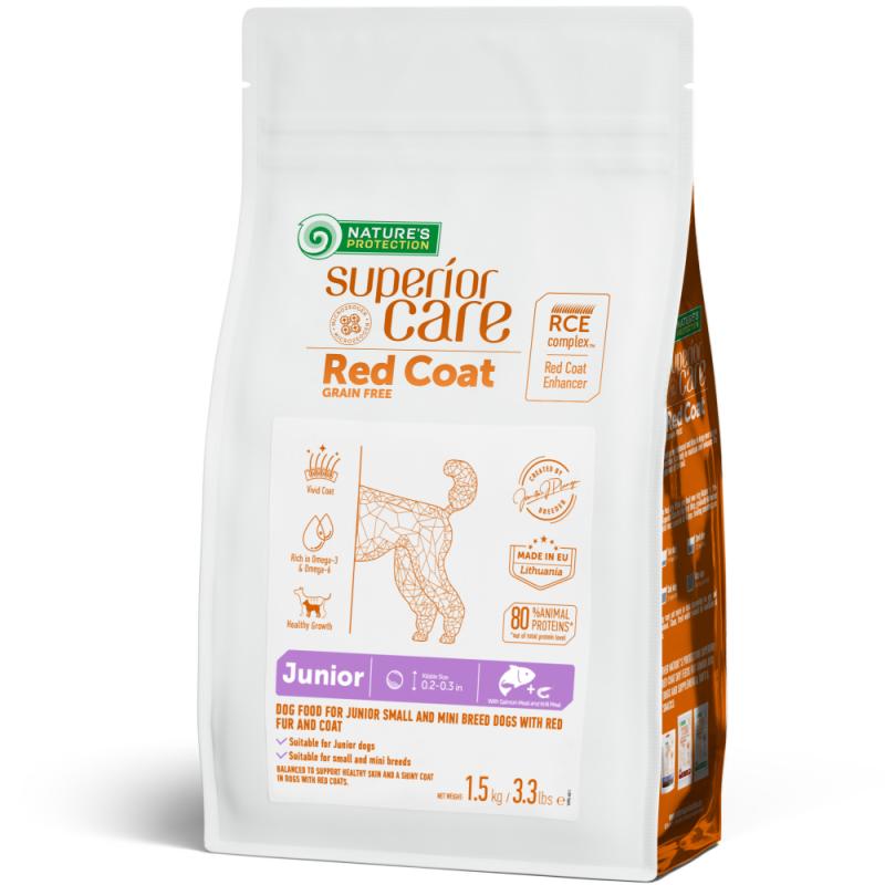 Premium Salmon Dog Food for Small Breed Puppies - Supports Healthy Red Coat & Growth - Perfect for Training & Daily Feeding