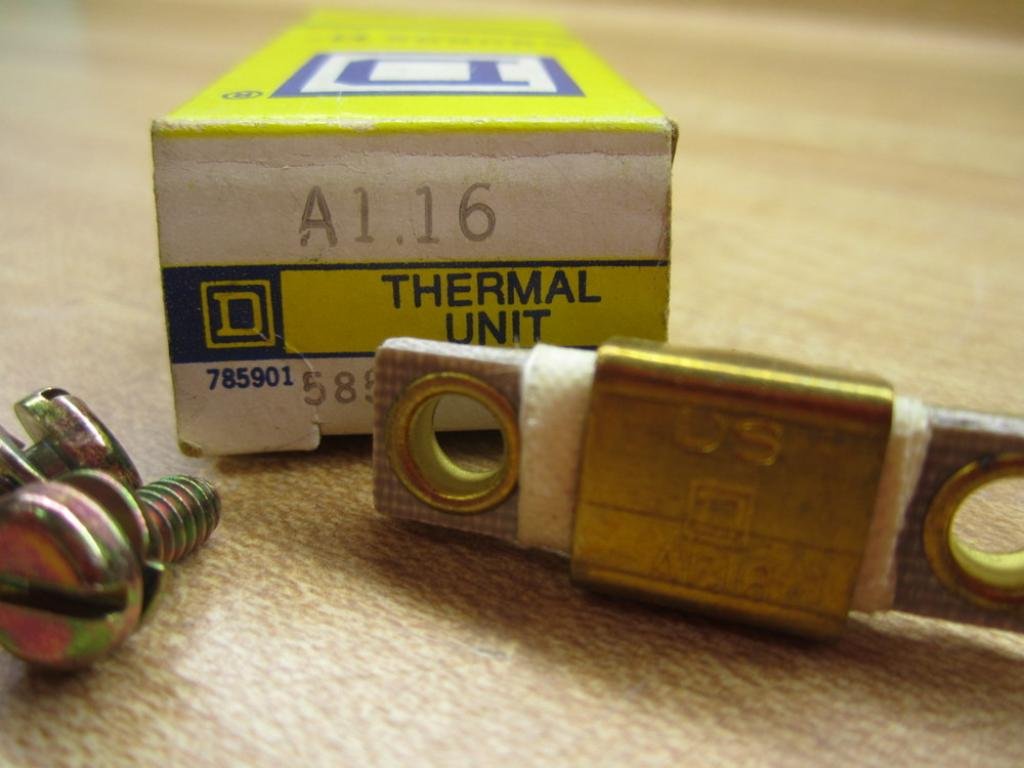 Square D A1.16 Overload Relay Heater Element 58518 (6-Pack) - Replacement Part for Motor Protection in HVAC, Pumps & Industrial Equipment