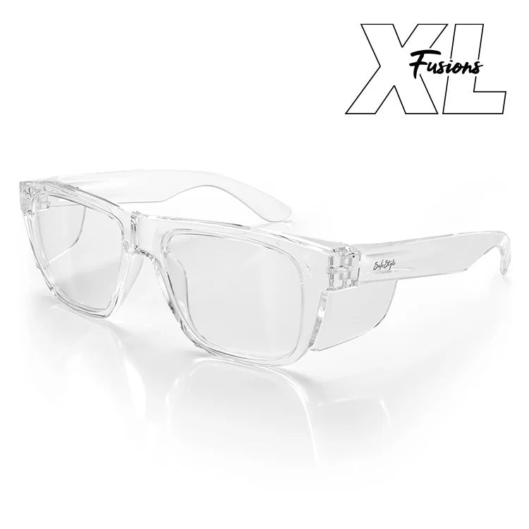 SafeStyle Fusions XL Prescription Glasses - Blue Light Blocking & UV Protection for Computer Work & Reading