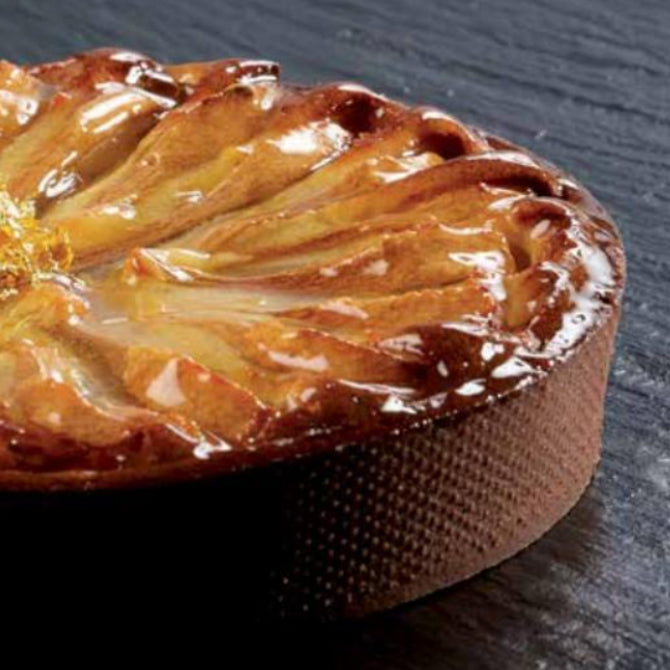 Pavoni Crostate Micro Perforated Ring - 1.3 Inch Height - Perfect for Baking, Pastry Making & Cake Decorating - Ideal for Home Bakers & Professional Chefs