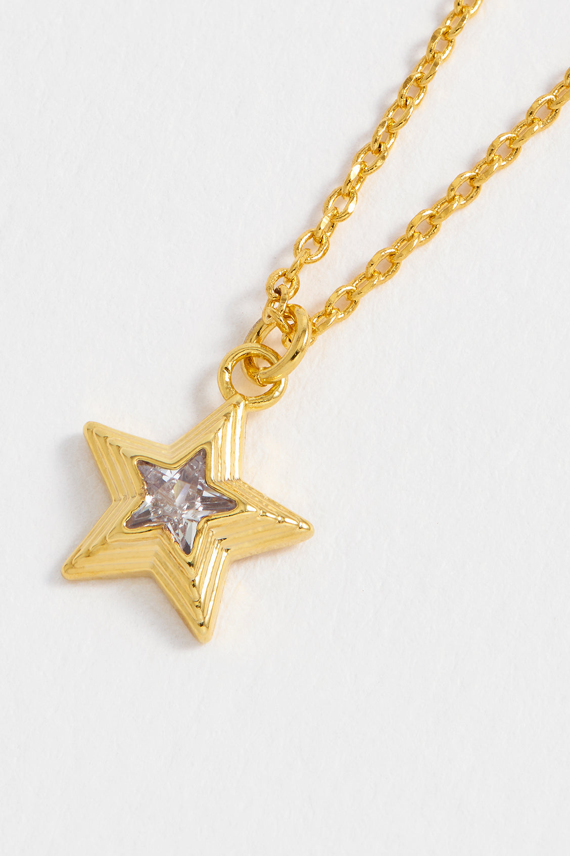 Star Pendant Necklace Ebn5784G - Elegant Celestial Jewelry for Women, Perfect for Parties, Weddings & Everyday Wear