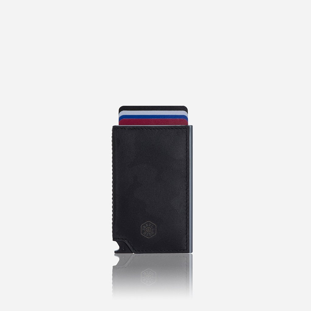Jekyll & Hide Havana Aluminum Card Slide Wallet - RFID Blocking Slim Minimalist Camouflage Design for Men & Women - Perfect for Travel, Everyday Carry & Outdoor Adventures