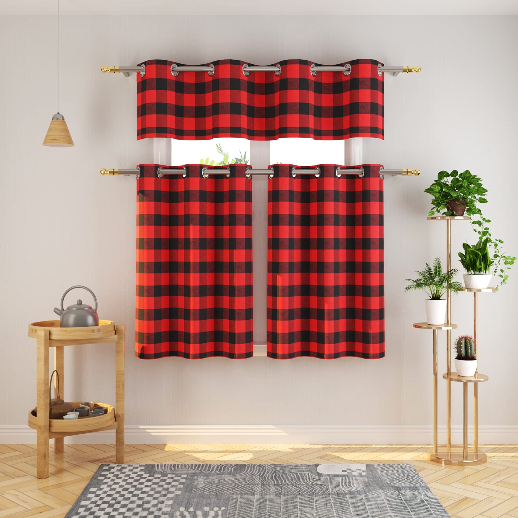 Buffalo Check Gingham Curtains 30