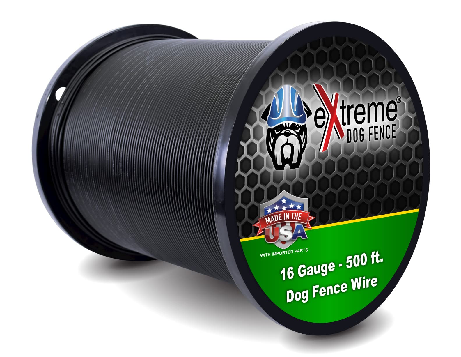 Premium 500ft Heavy Duty Solid Core Electric Dog Fence Wire - Compatible with All Wired Pet Containment Systems | Underground & Above Ground Installation for Backyards & Large Properties