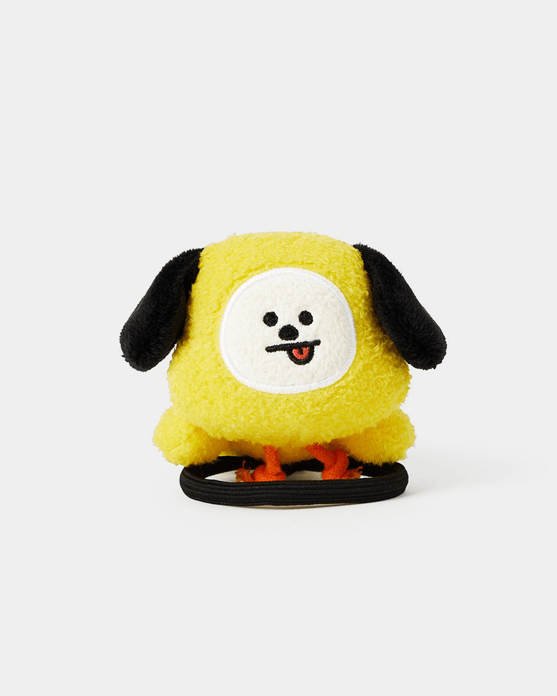 BT21 CHIMMY Lying Hair Tie - Cute Cartoon Hair Accessories for Girls, Women | Perfect for School, Work, Travel & Daily Use